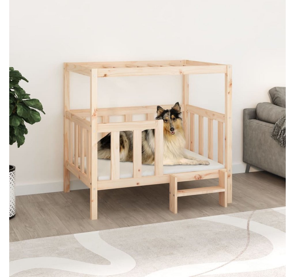 Thumbnail - vidaXL Tierbett, Hundebett 105,5x83,5x100 cm Massivholz Kiefer