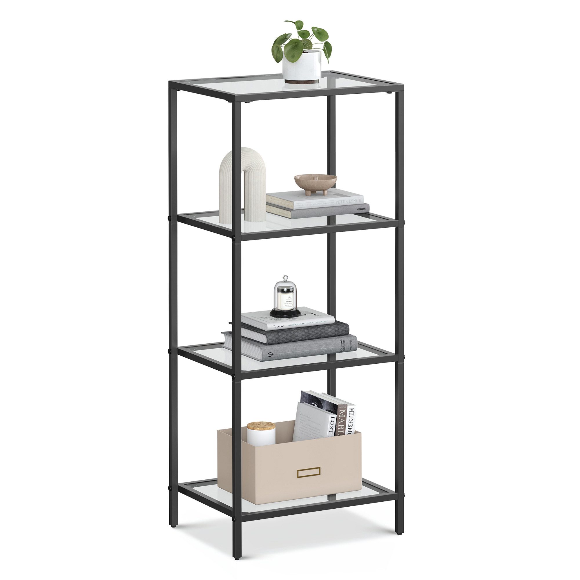 VASAGLE Bücherregal, 1-tlg., Standregal, Küchenregal, stabil, günstig online kaufen