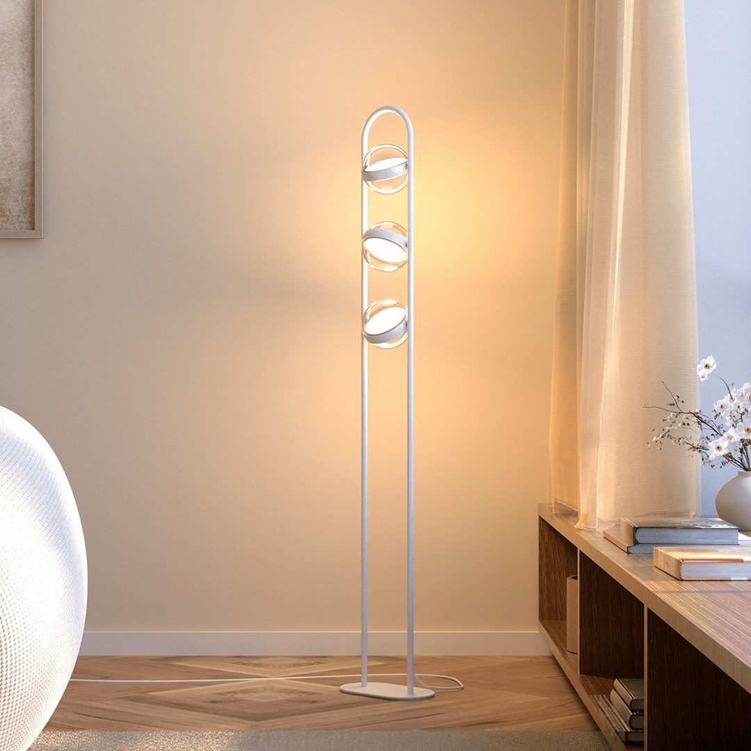 Neona LED Deckenleuchte VIVA, Dimmbar per Fußschalter, LED fest integriert, Warmweiß