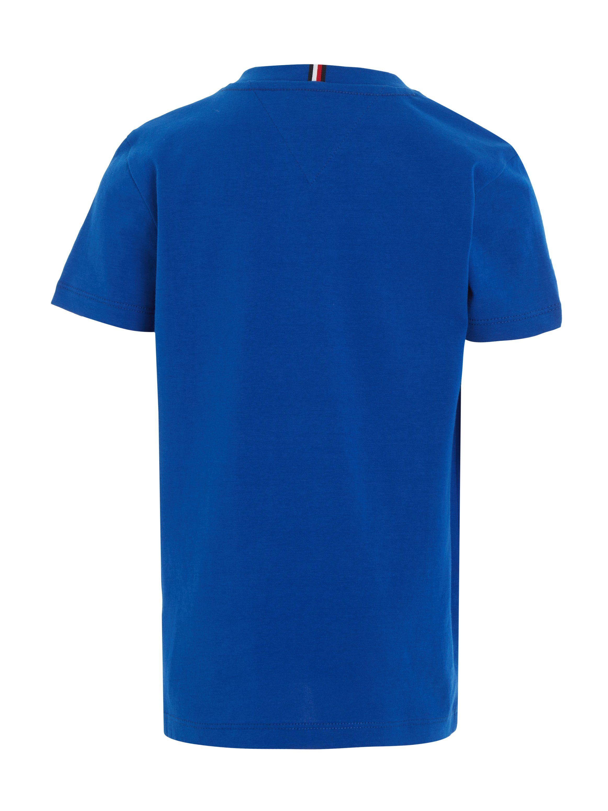 T-Shirt S/S Ultra Logodruck mit U Blue Tommy ESSENTIAL TEE Hilfiger