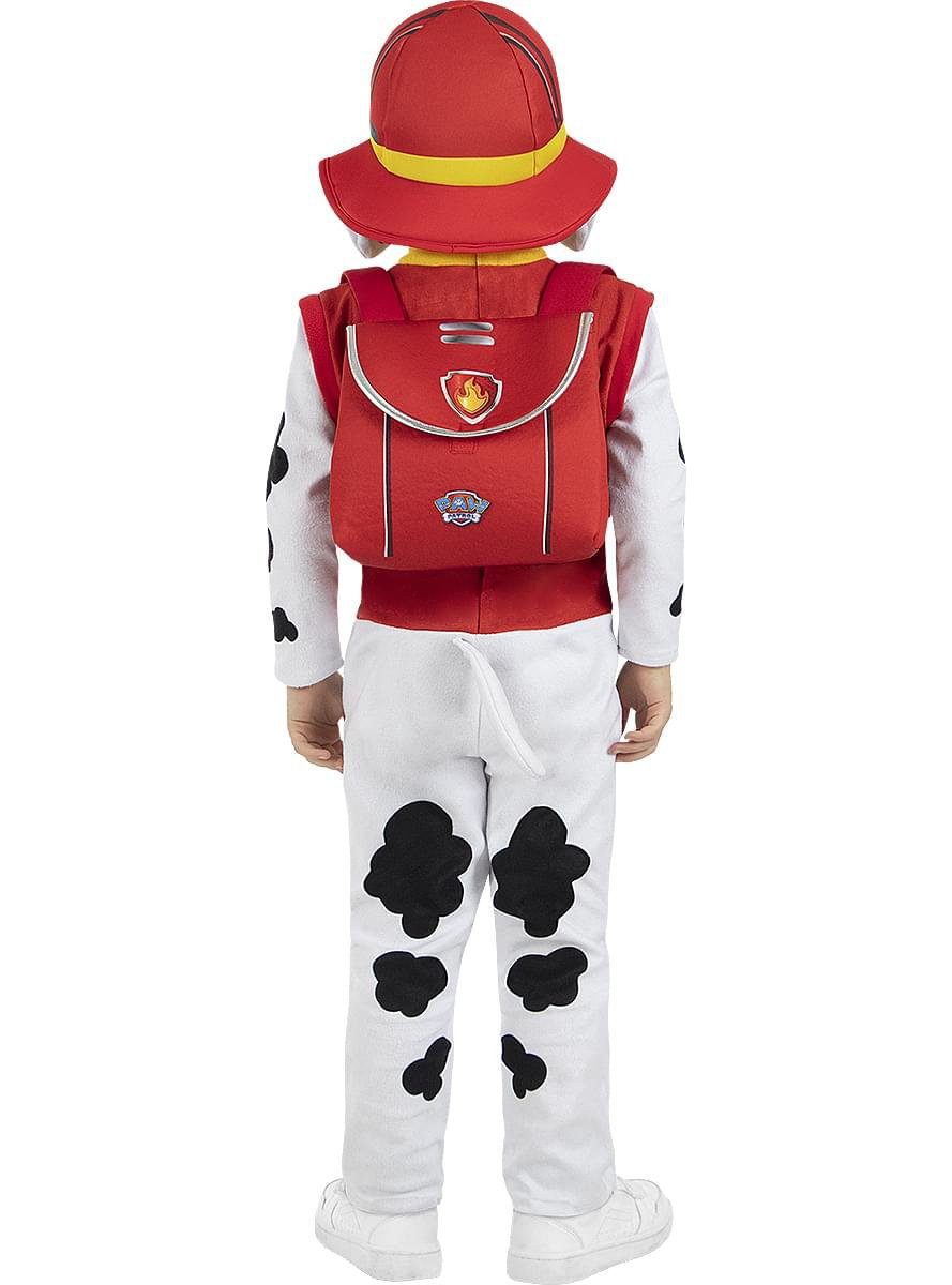 Funidelia Kostüm Paw Patrol – Marshall Kostüm für Kinder, Komplettes Kostüm des Helfers auf vier Pfoten