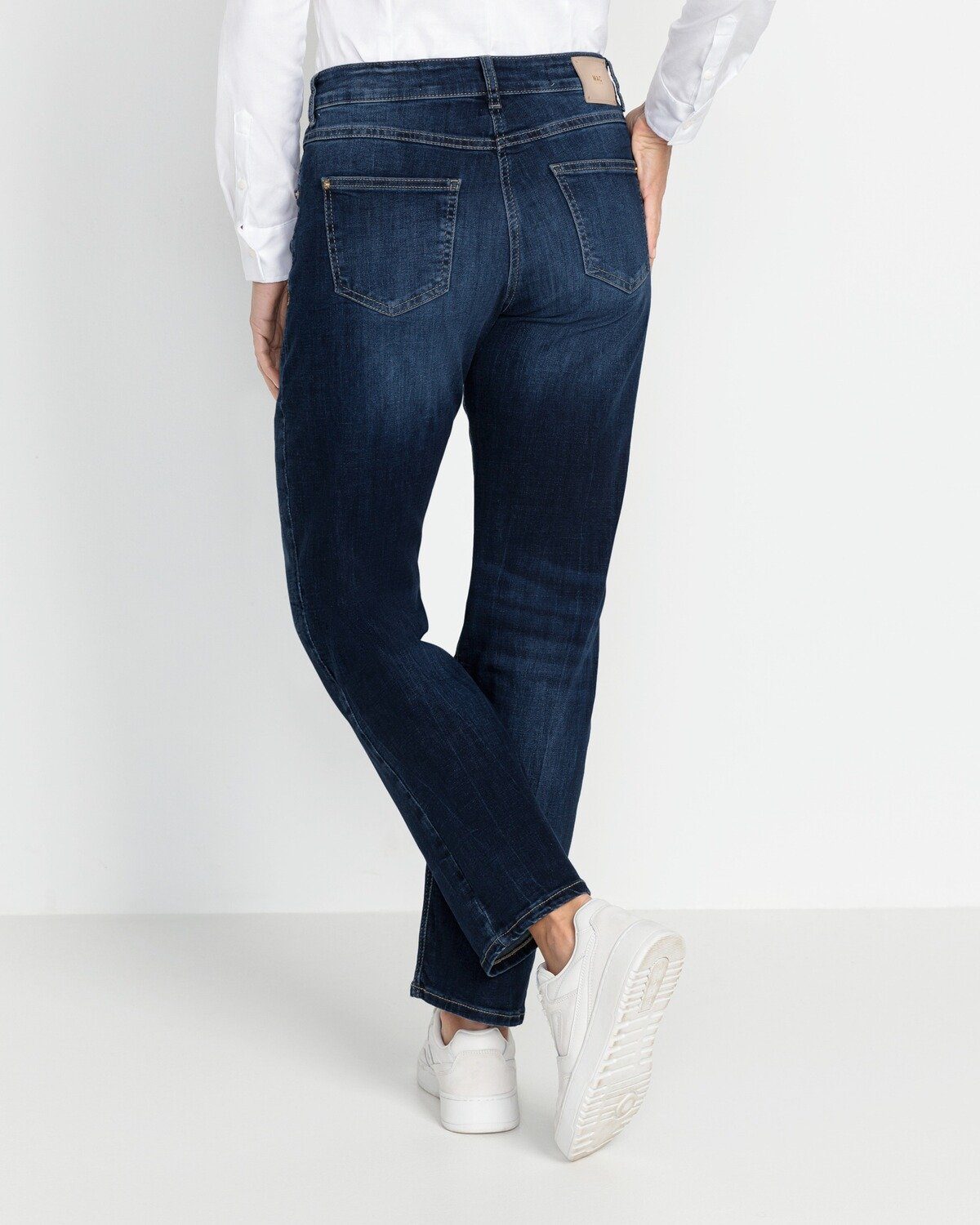 Fit MAC Straight Jeans 5-Pocket-Jeans Blue Mid