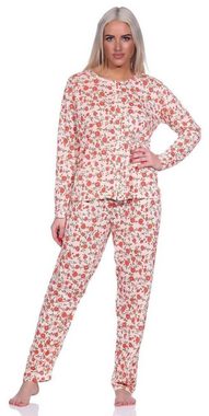 EloModa Pyjama Damen Pyjama lang Hemd Schlafanzug Pyjama-Set Nachtwäsche; M L XL 2XL (2 tlg)