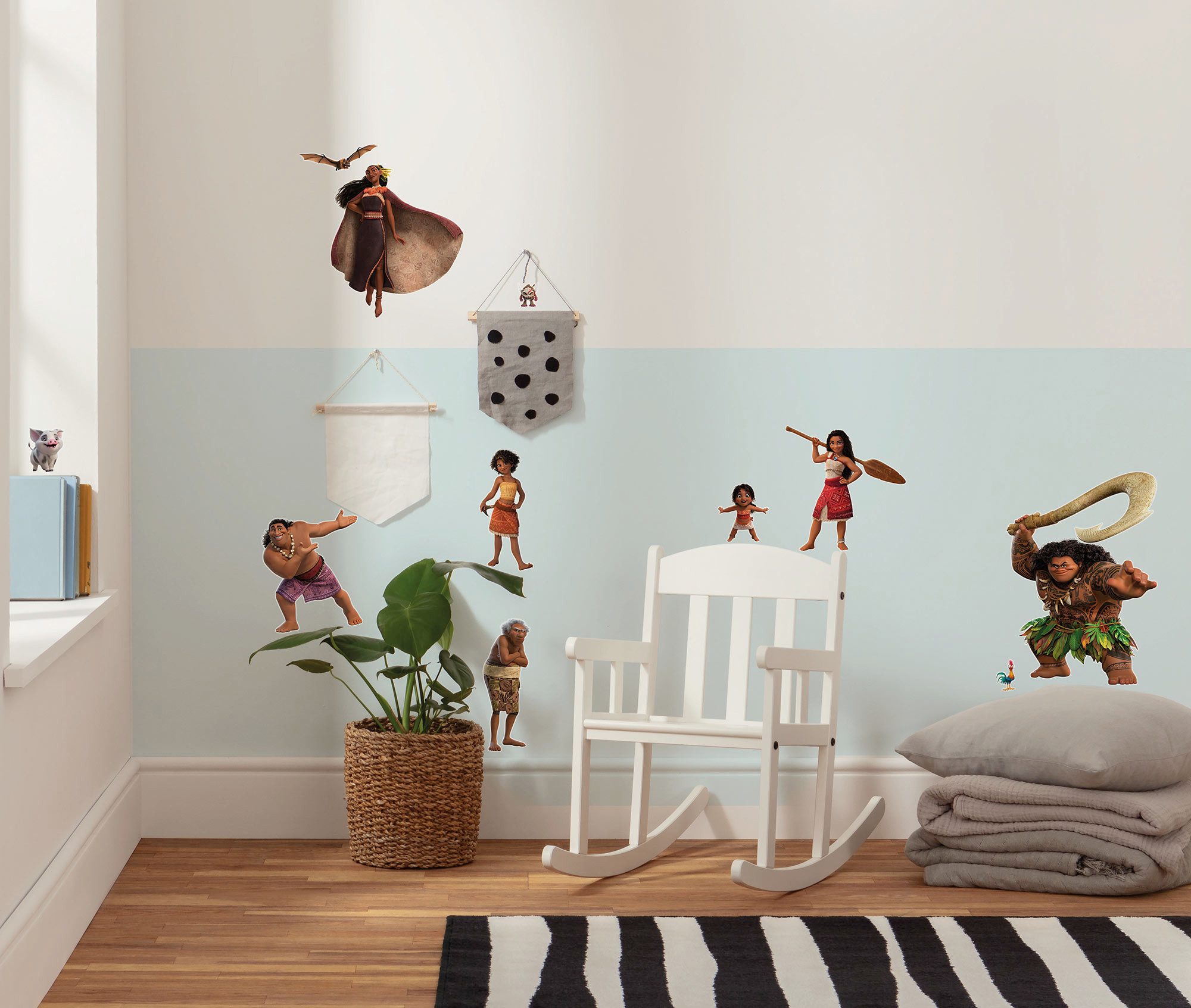 Komar Wandtattoo Disney Moana 2 Family (1 St), Künstler: Disney, 50 x 70 cm (Breite x Höhe) - Kinderzimmer, Wandsticker