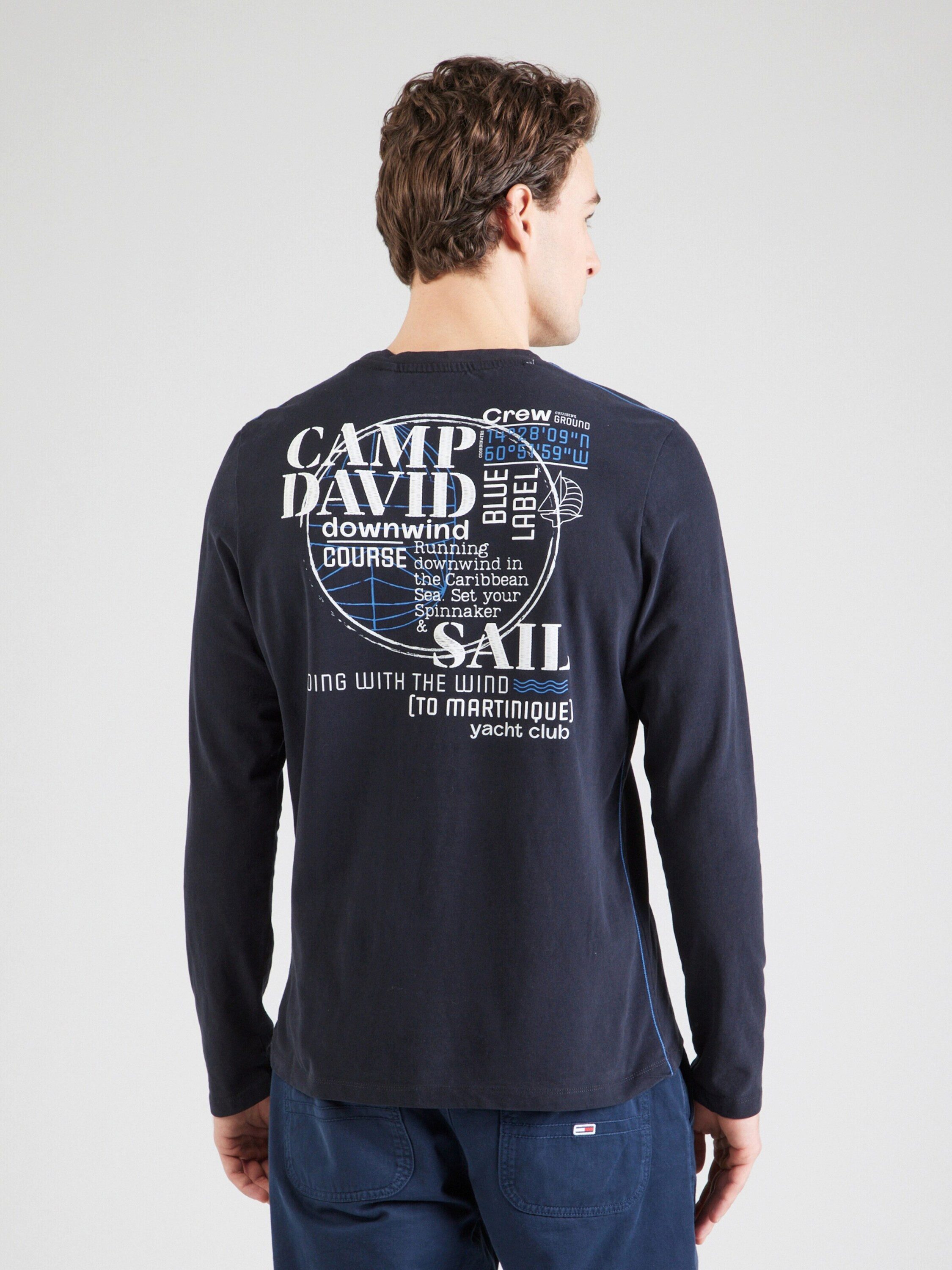 CAMP DAVID Langarmshirt (1-tlg)