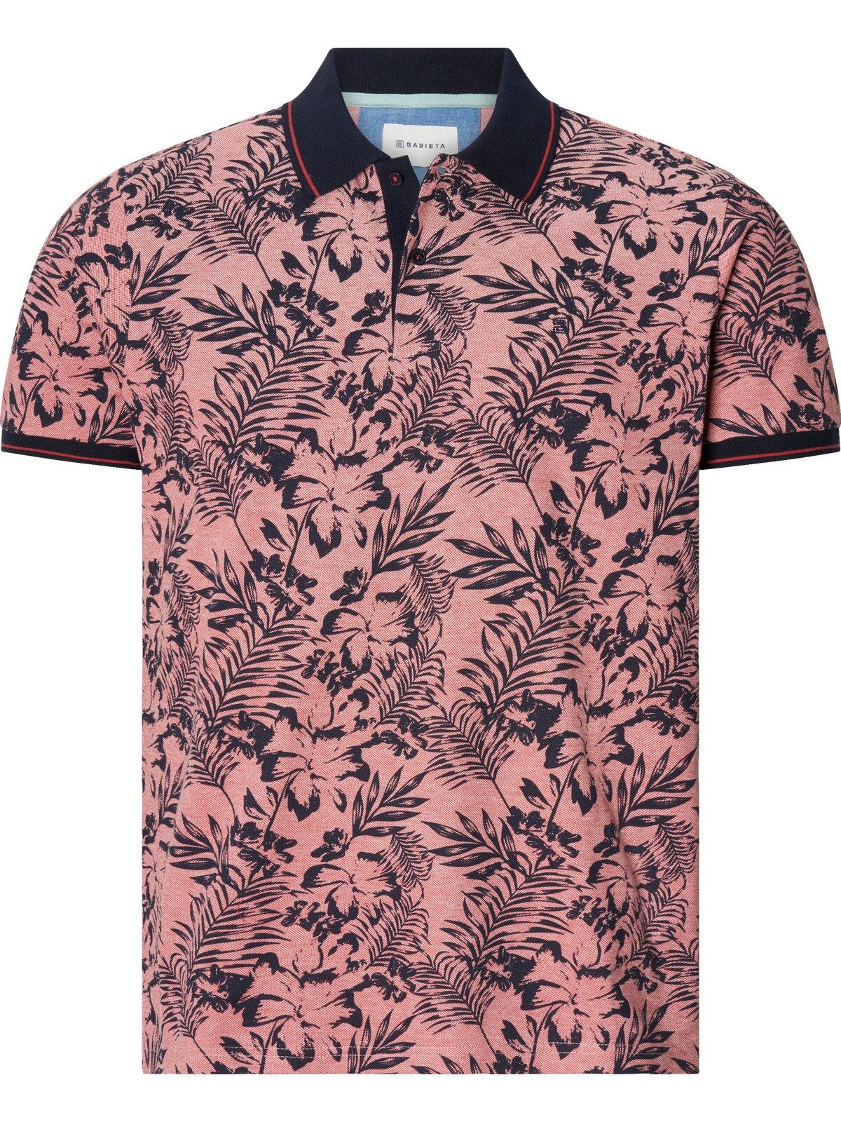 Babista Poloshirt DUITEZZI mit Blätter-Aufdruck – Bild 3 von 5