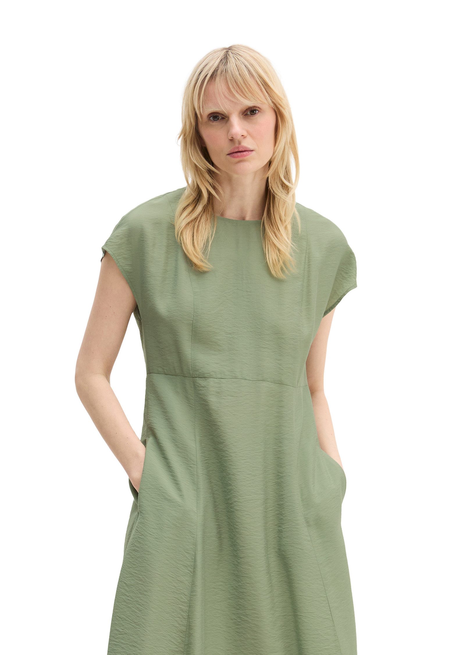 Marc O'Polo Midikleid aus Viskose-Mix