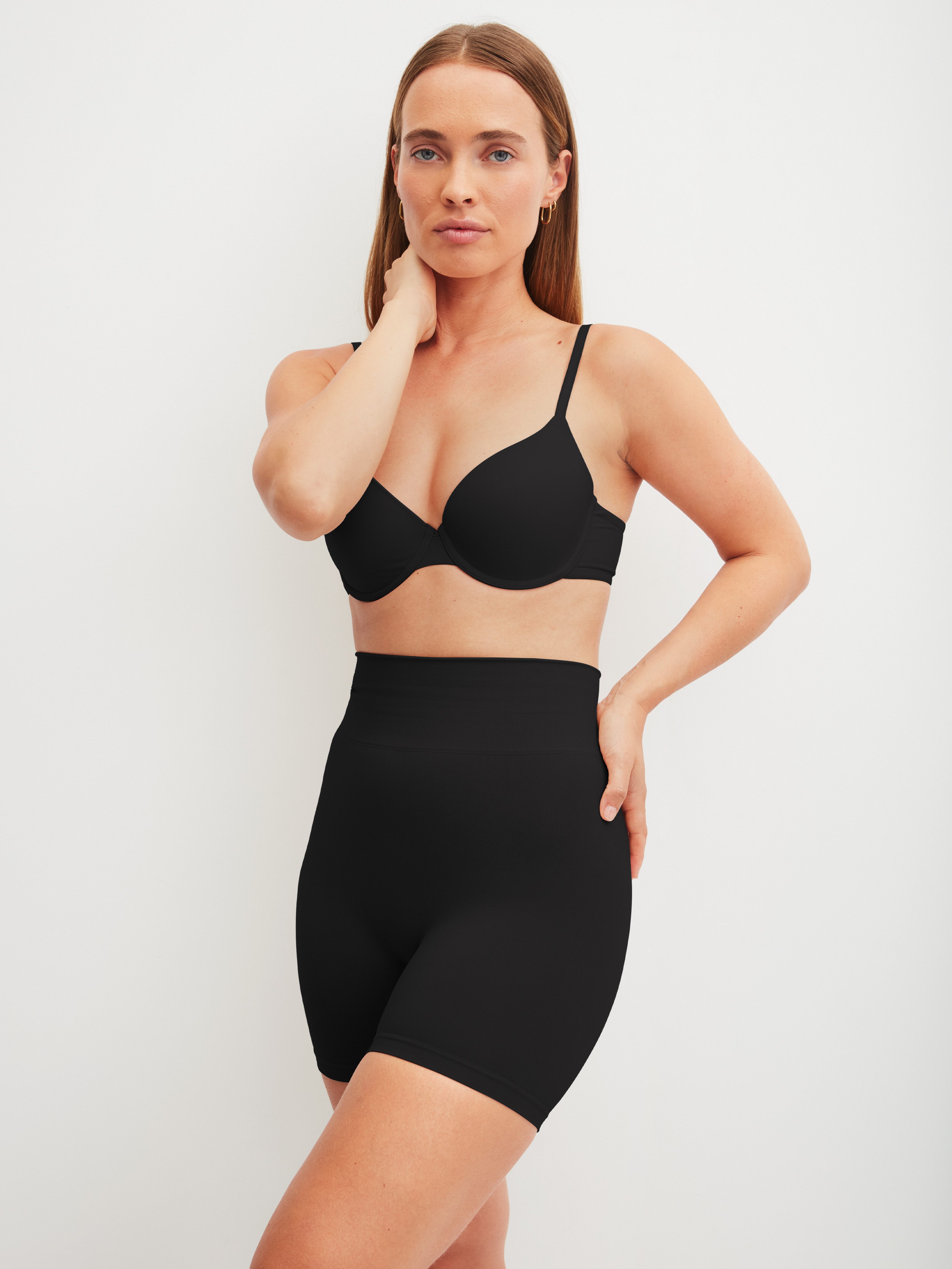 CALIDA Lange Unterhose Seamless Shape mit hohem Bund und flachem Abschluss