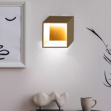 WOFI LED Wandleuchte, Leuchtmittel inklusive, Warmweiß, Wandlampe Innen LED Modern Wohnzimmer Wand LED Lampe Treppenhaus