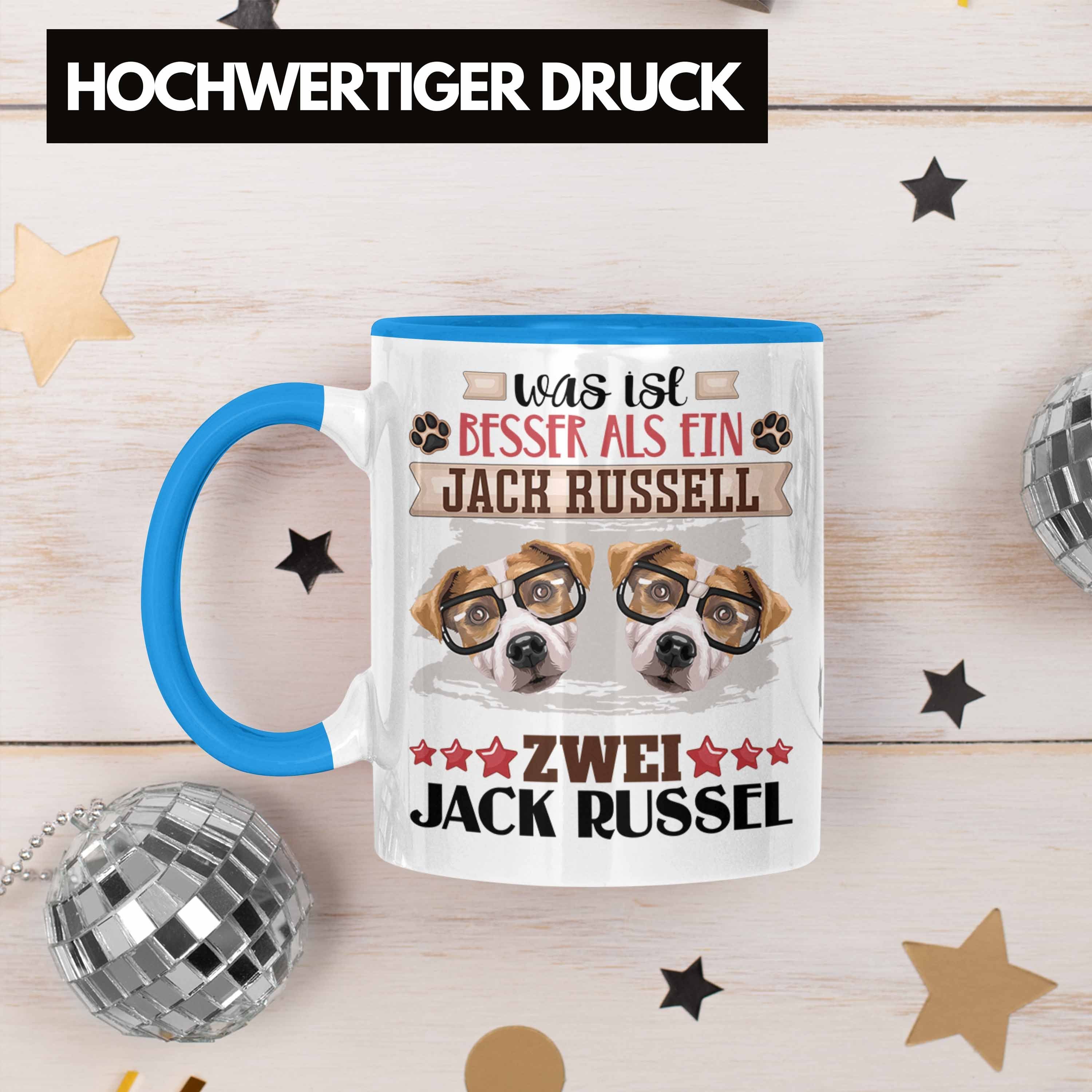Tasse Besitzer Russel Lustiger Was I Tasse Trendation Geschenk Spruch Geschenkidee Blau Jack