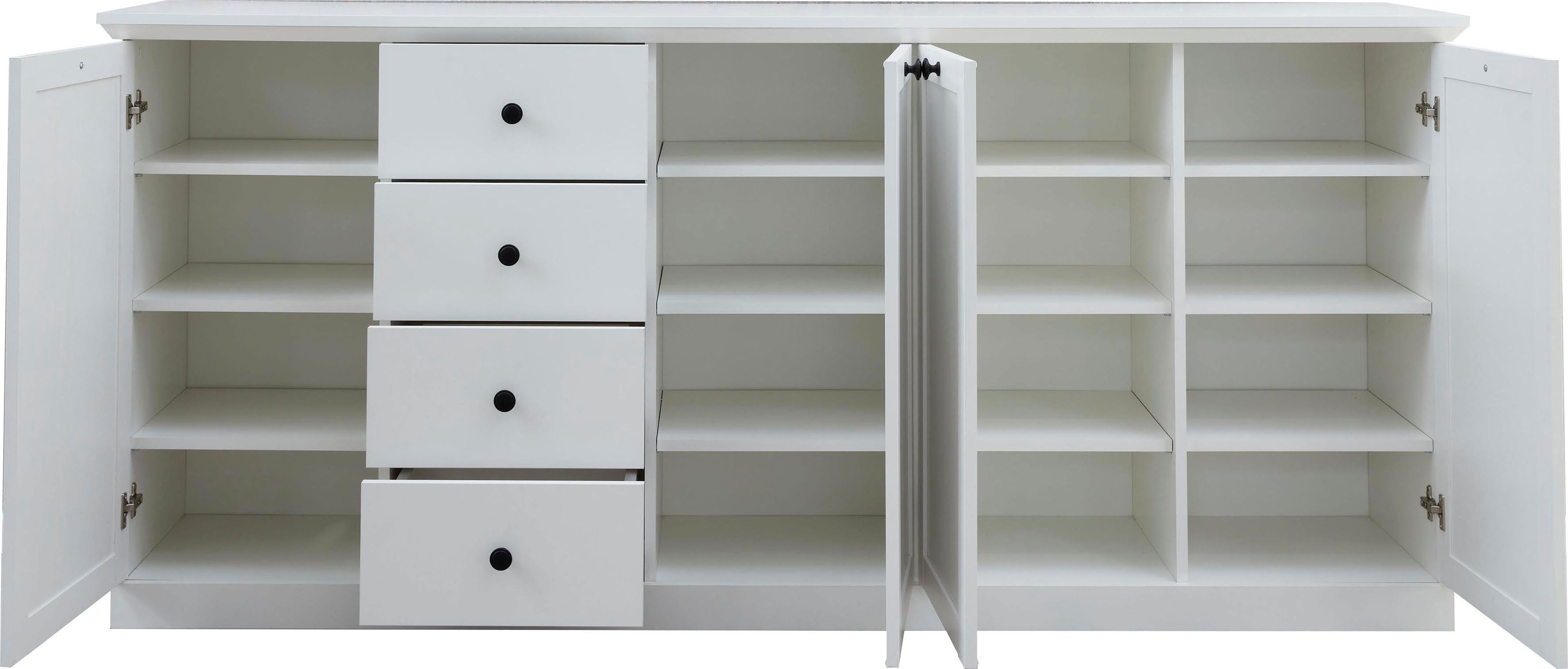 Home affaire Sideboard Örebro, Kommode, zeitloser Landhausstil, mit Vollauszug