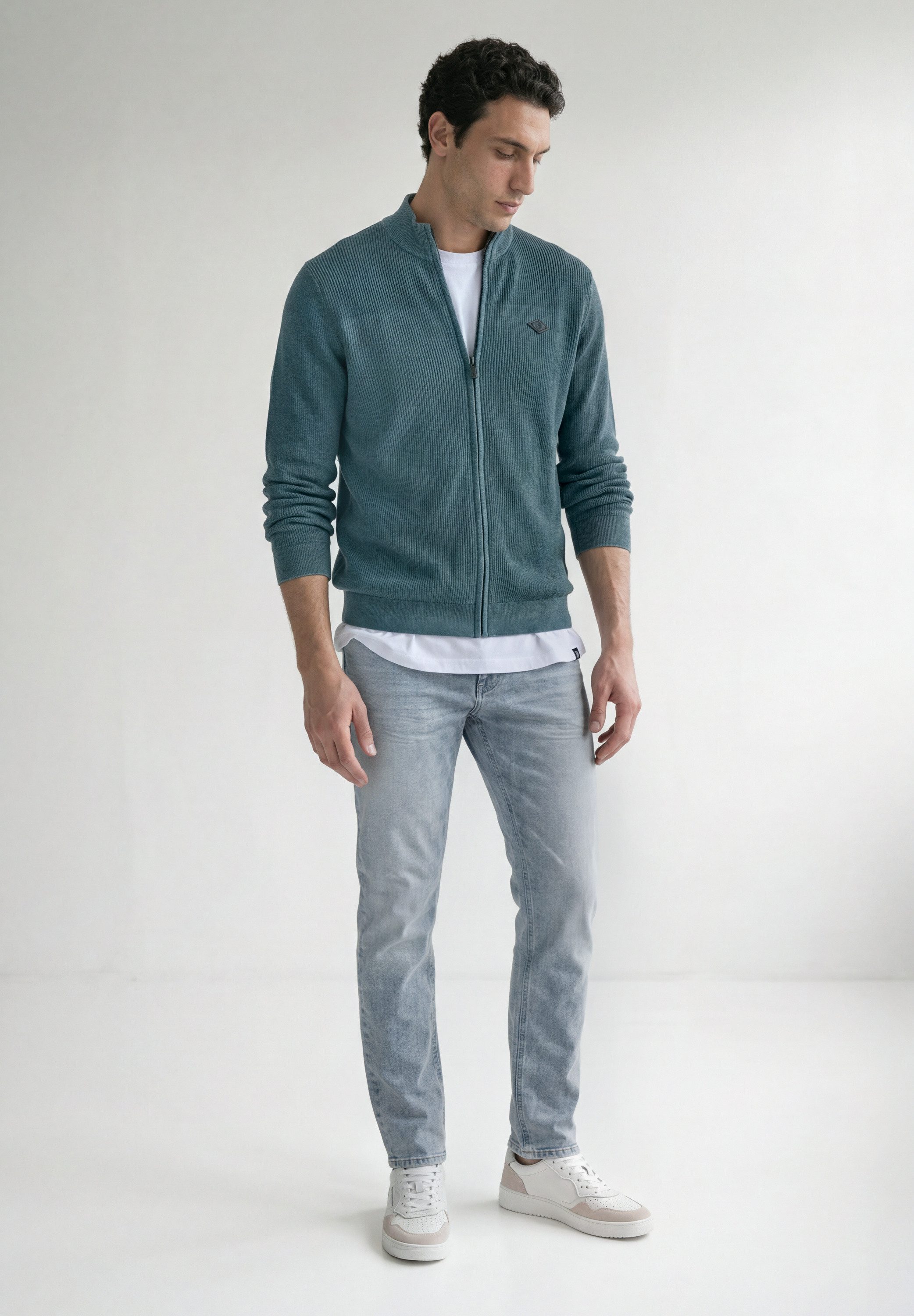 STREET ONE MEN Cardigan aus reiner Baumwolle – Bild 3 von 5