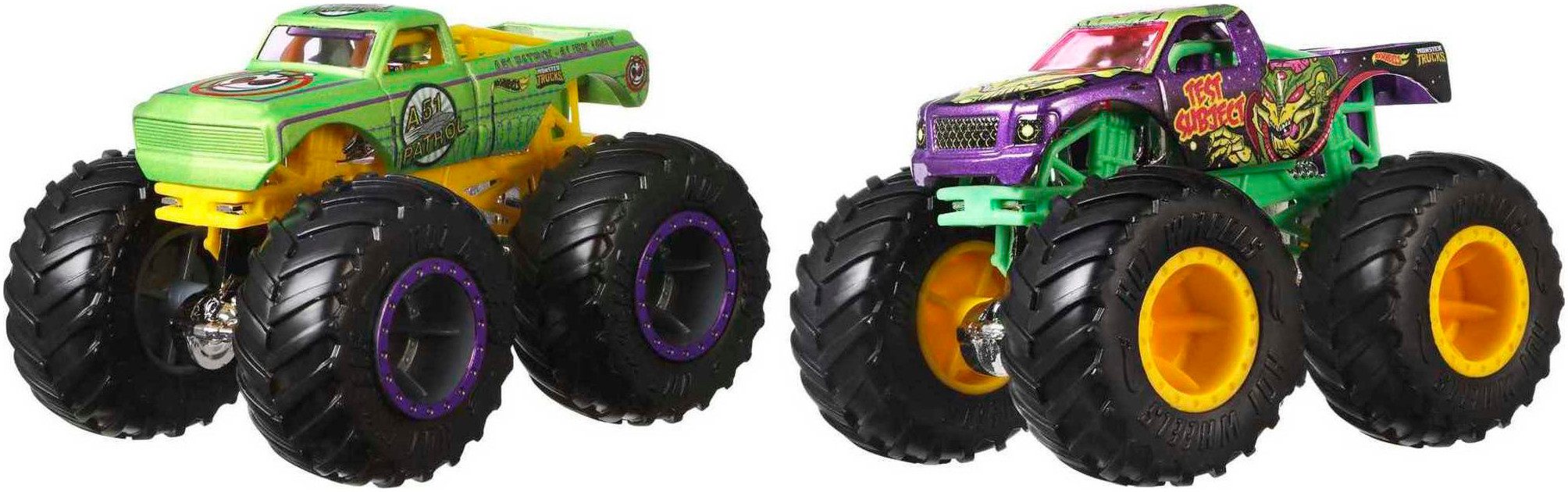 Hot Wheels Spielzeug-Monstertruck Monster Trucks Die-Cast 2er-Pack, (Set, 2 günstig online kaufen