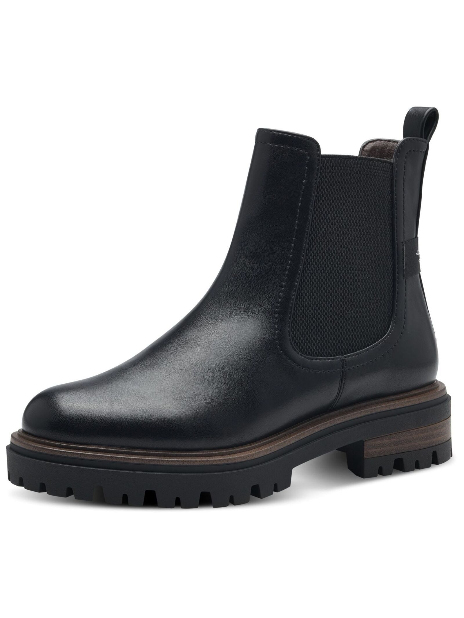 Stiefelette Lederimitat/Textil Stiefelette