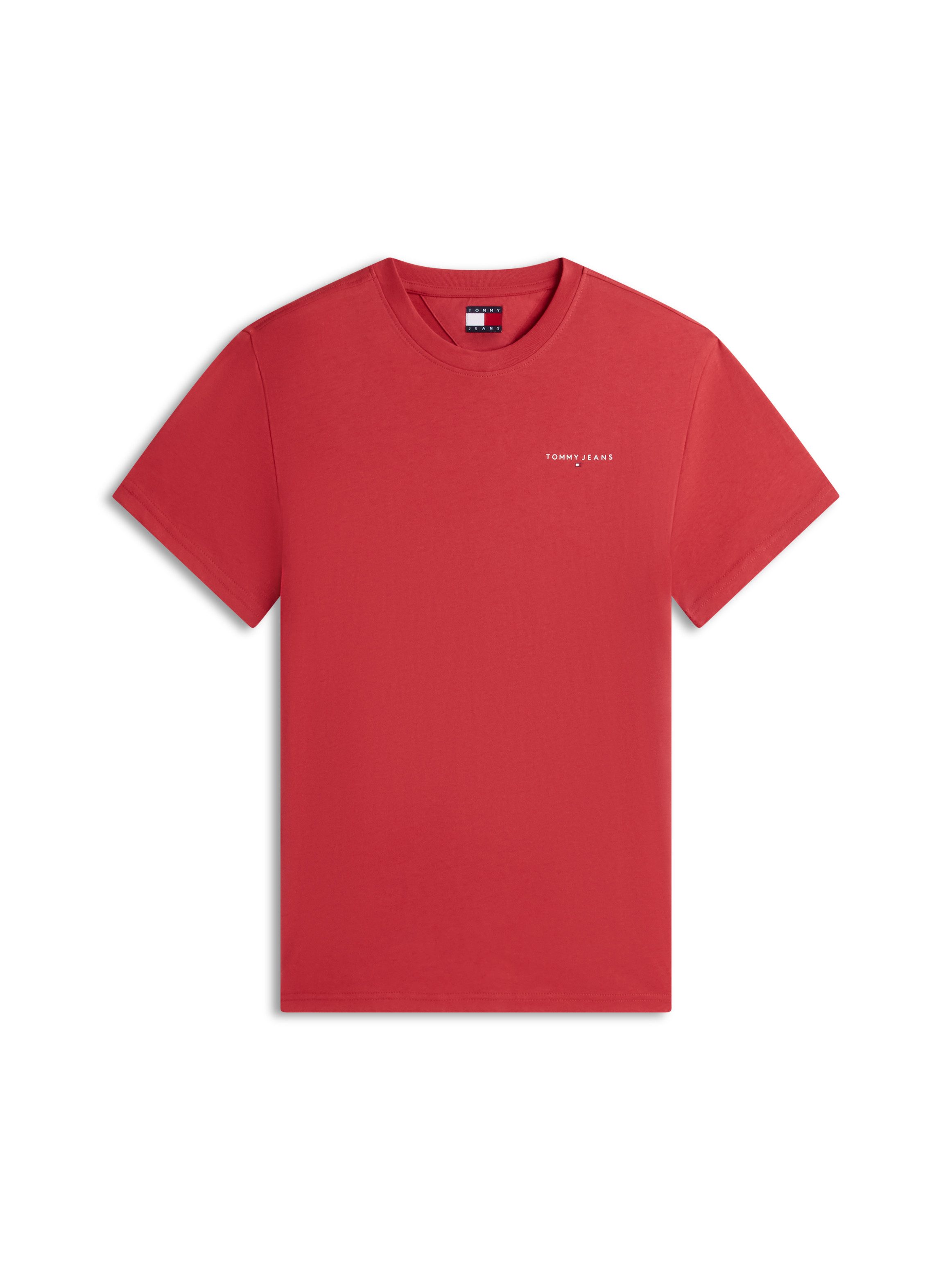 Tommy Jeans T-Shirt TJM SLIM LINEAR CHEST TEE EXT Mit Rundhalsausschnitt – Bild 5 von 5