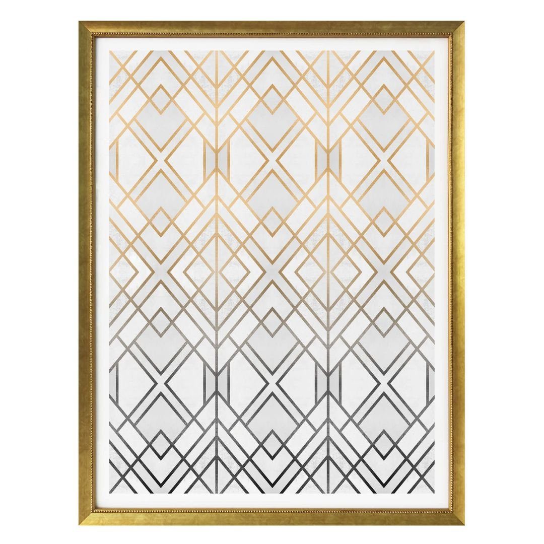 K&L Wall Art Poster Art Deco Wandbild Mädchenzimmer Shabby Chic Poster Schlafzimmer, kunstvolle Wandposter aus 200g/m² Posterpapier, abstrakte Wandbilder fürs Wohnzimmer Poster inspirierende Boho Deko