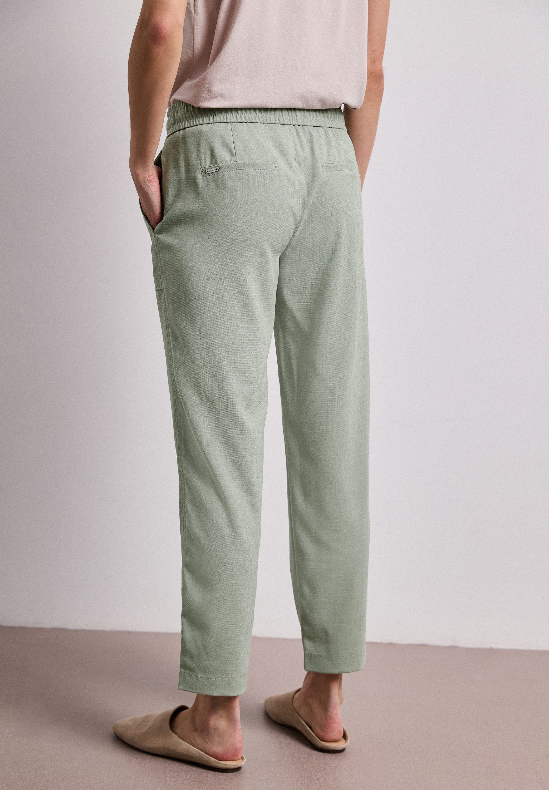 STREET ONE 7/8-Hose Style Bonny melierte Optik, elastischer Bund