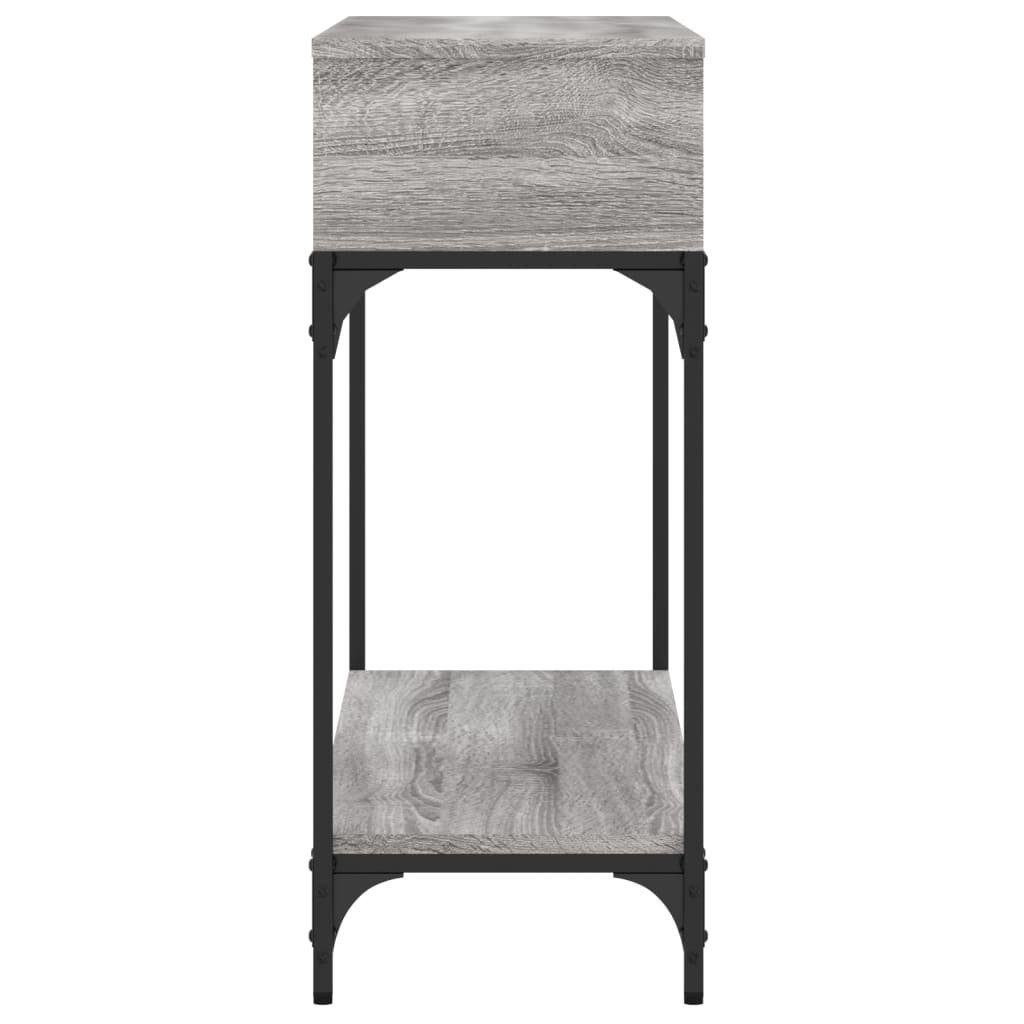 Grau Sonoma Beistelltisch furnicato cm 100x30,5x75 Holzwerkstoff Konsolentisch