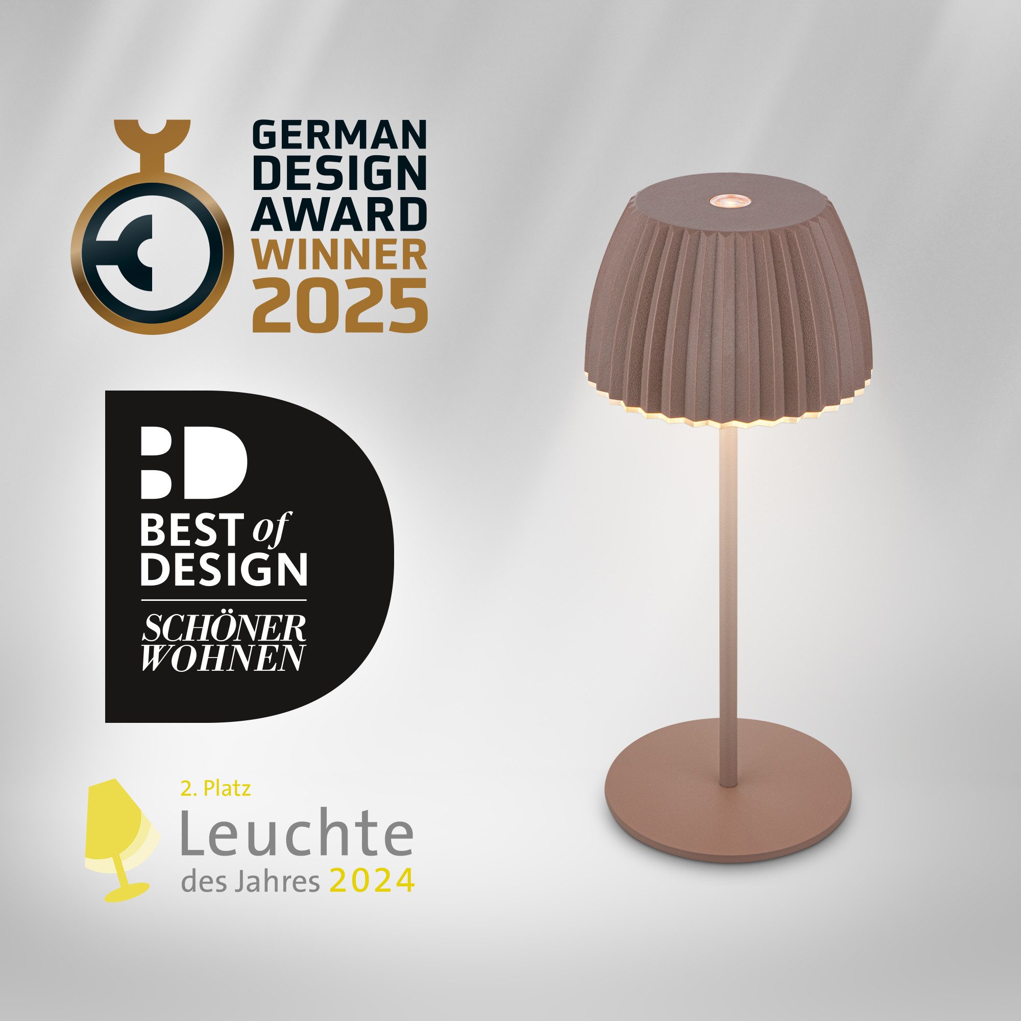 Briloner Leuchten LED Tischleuchte Riffle Tischlampe günstig online kaufen