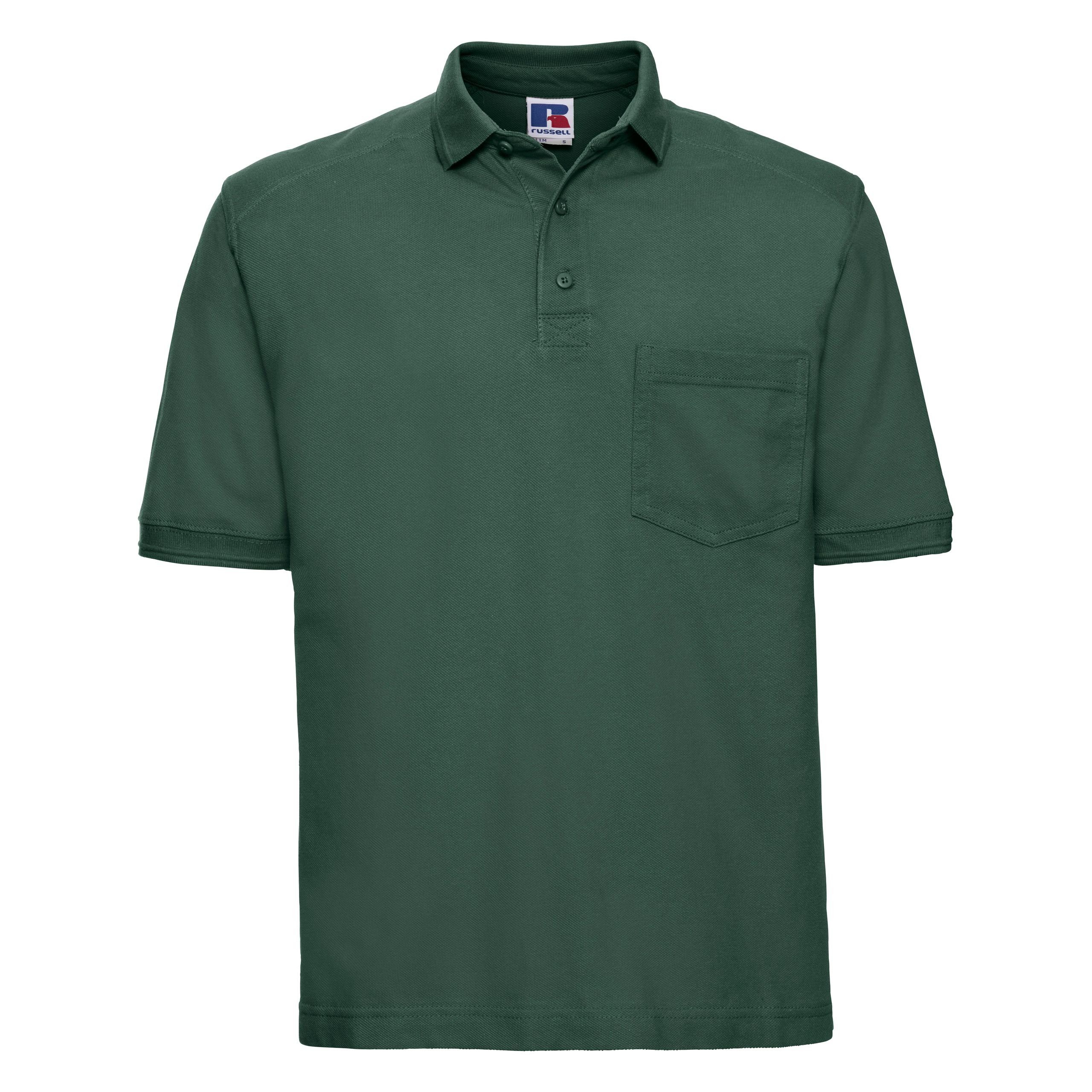 Russell Poloshirt Herren Polohemd Z011 Workwear auch in großen Größen Bottle Green