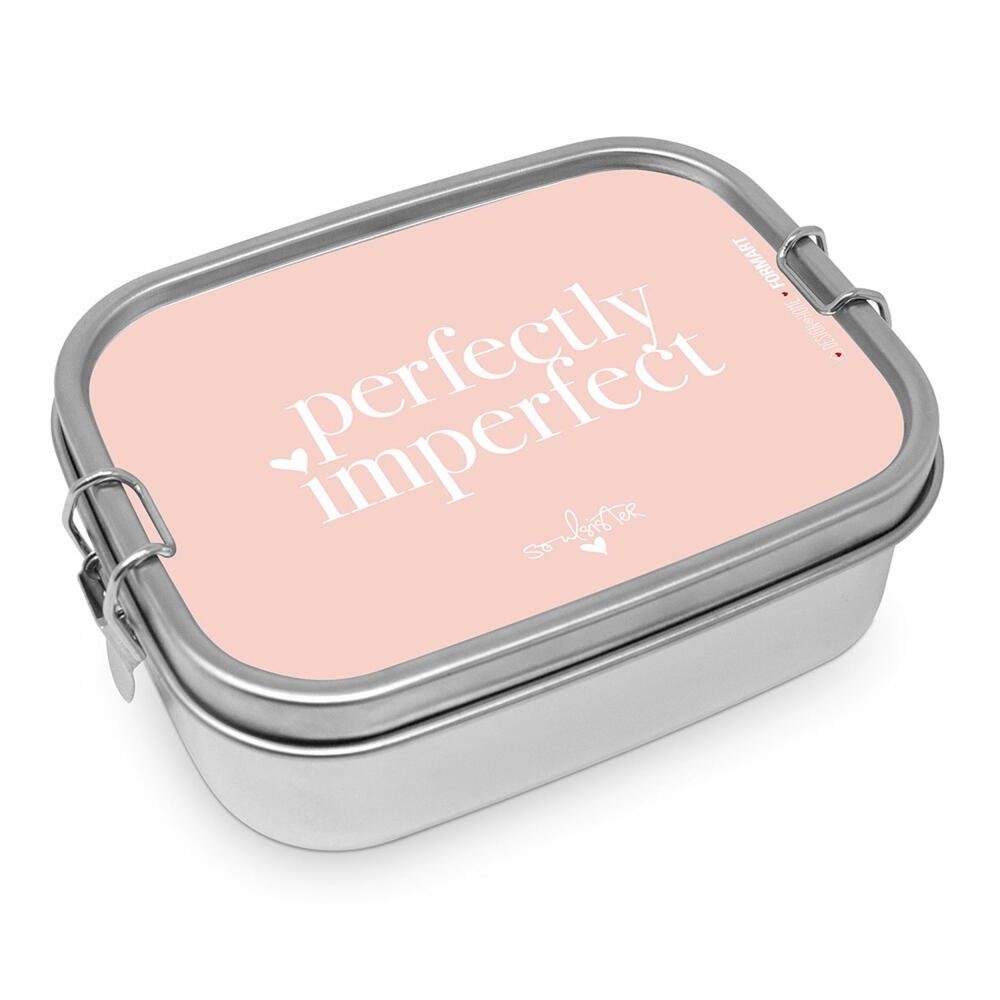 PPD Lunchbox Perfectly Imperfect Steel 900 ml, Edelstahl