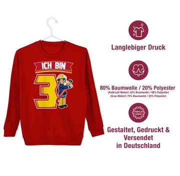 Shirtracer Sweatshirt Ich bin 3 - Sam Feuerwehrmann Sam Jungen