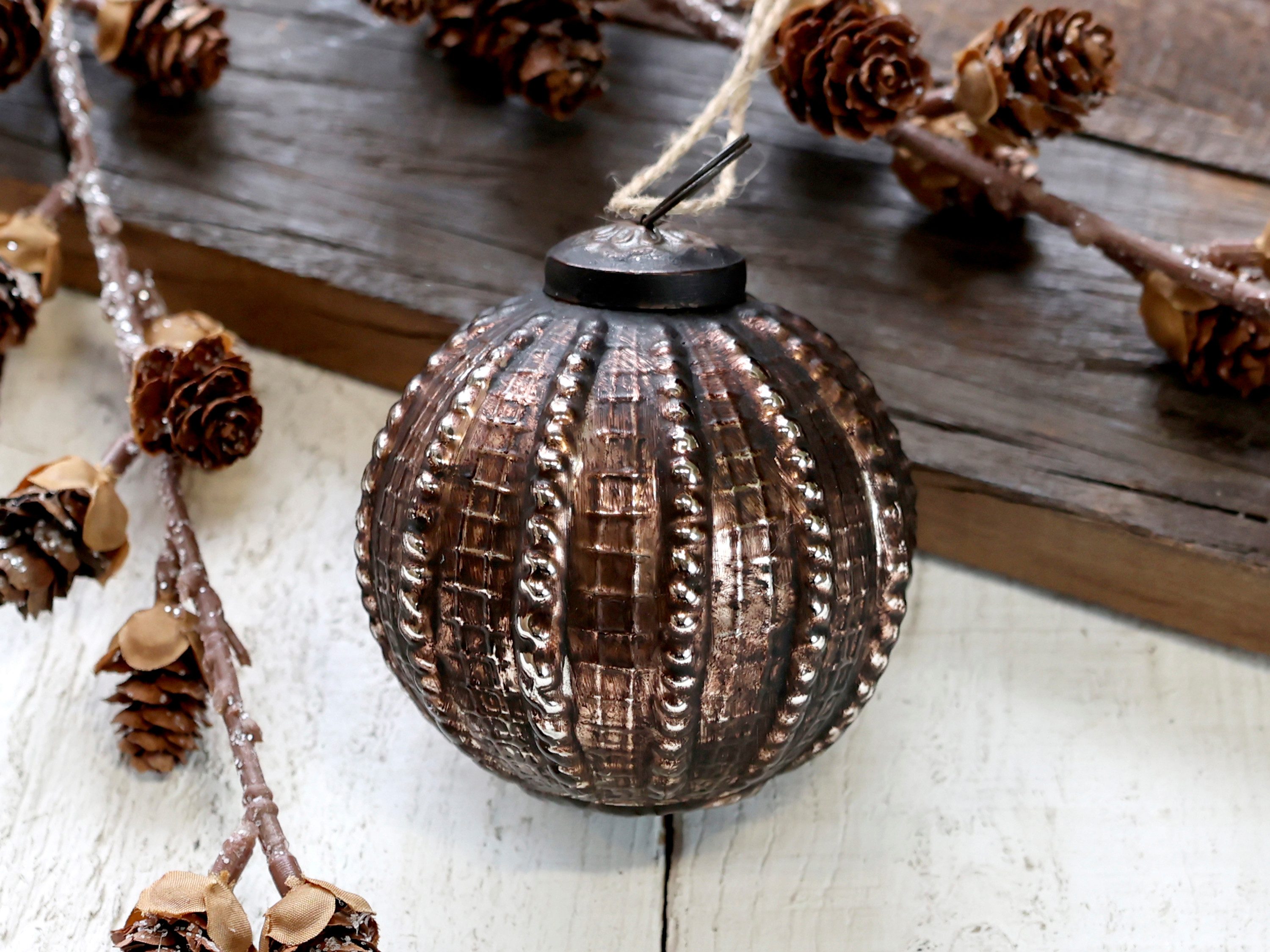 Chic Antique Christbaumschmuck Weihnachtsschmuck Weihnachtskugel Glas 7cm Chic Antique 51893-20