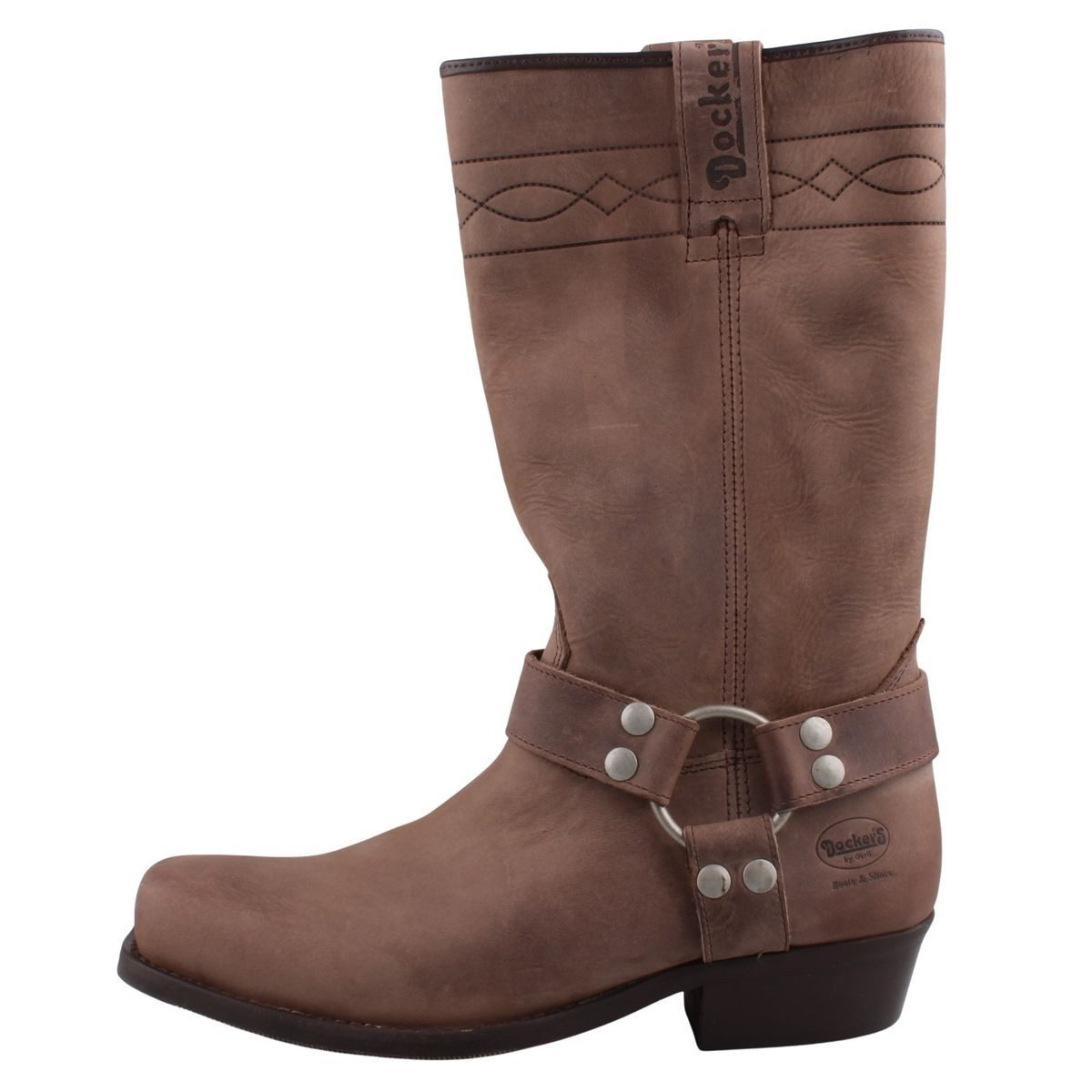 Dockers by Gerli 030140-006004 Stiefel Biker Boots mit charakteristischem Stiefelband – Bild 3 von 5