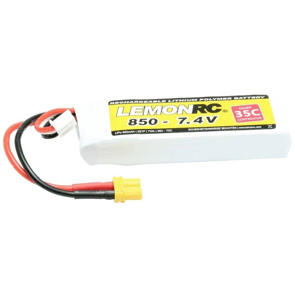 LemonRC LiPo Akku 850 - 7.4V (35C Akku