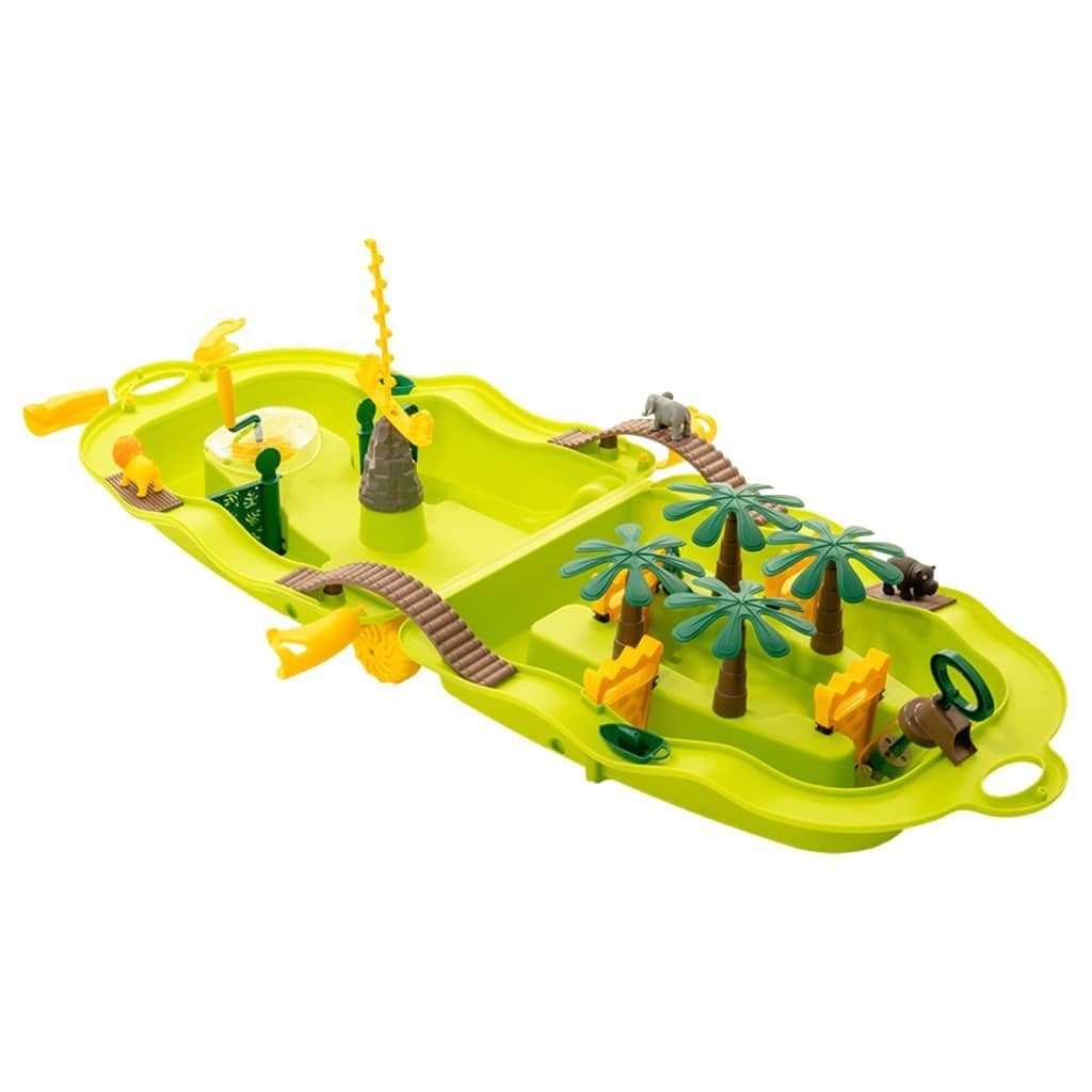 vidaXL Steckdose Wasserspiel-Koffer Jungle 51x21,5x66,5 cm Polypropylen