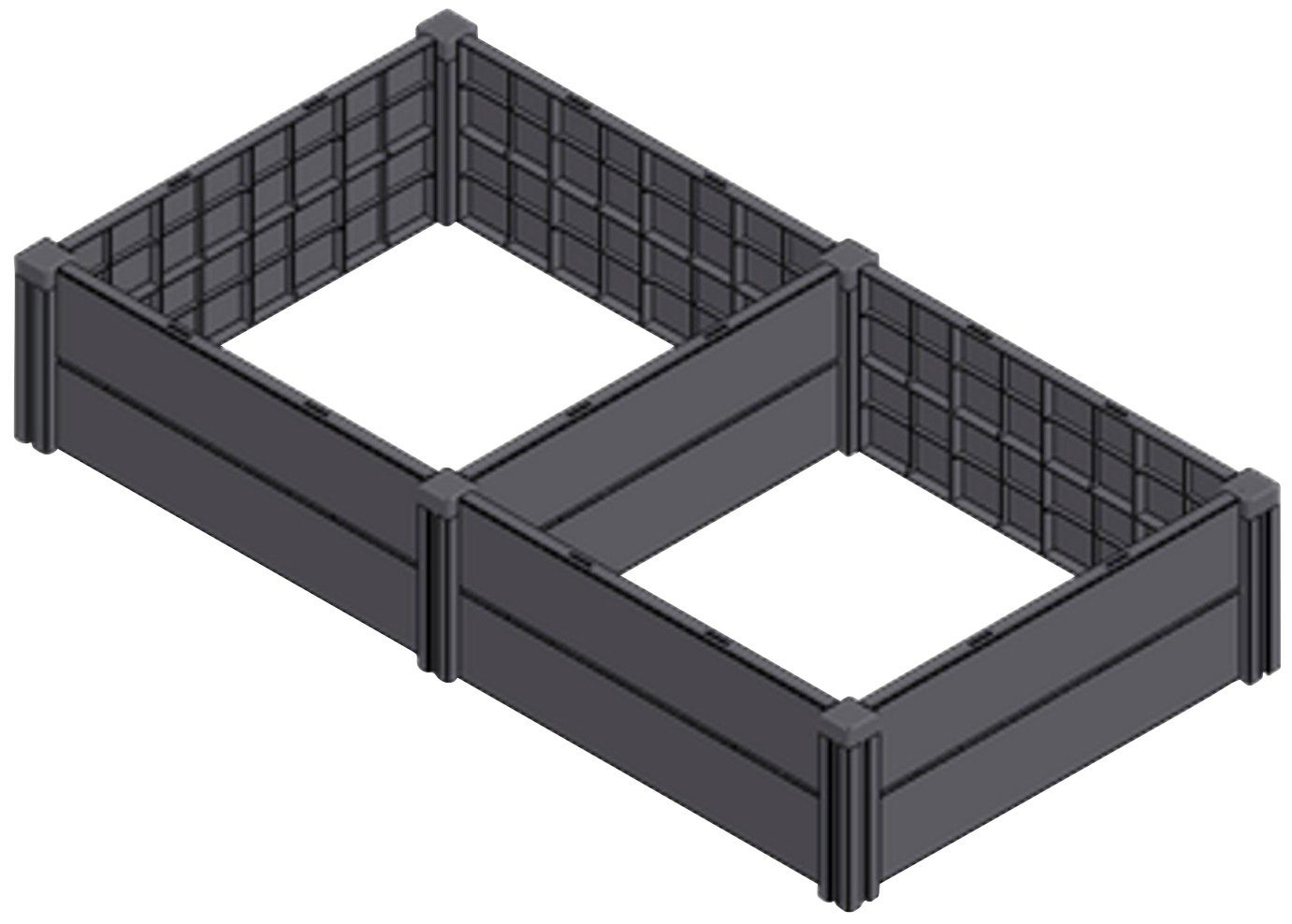 KHW Hochbeet "Demeter L" aus wetterbeständigem Kunststoff, BxTxH: 158x82x31 cm, 336 Liter