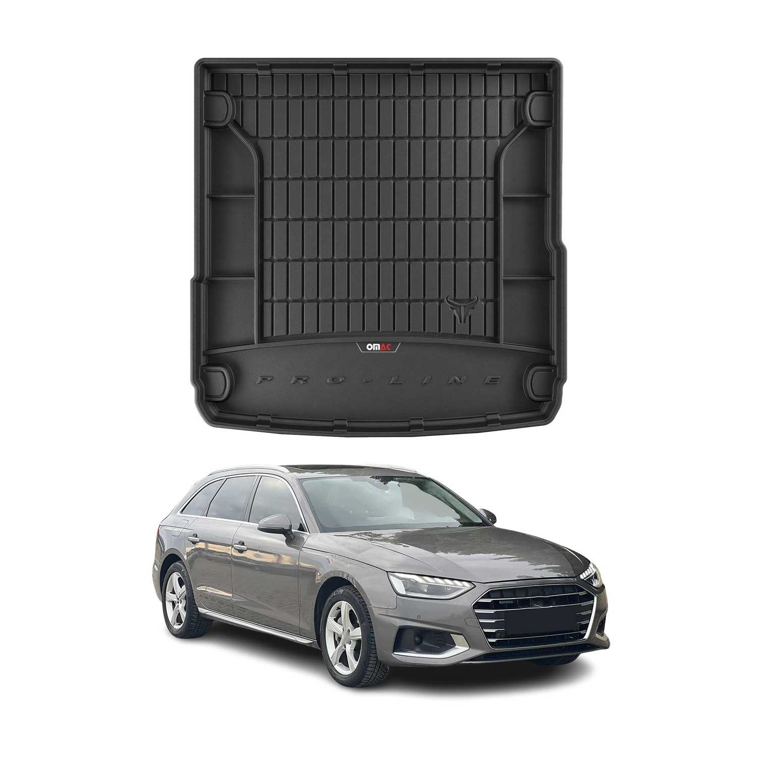 OMAC Kofferraummatte OMAC Kofferraumwanne für Audi A4 Avant B9 2015-2025 TPE (1 St), für Audi A4 B9 Avant 2016-2025 Audi A4 B9 Avant 2016-2025, Einfache Installation,Antirutsch,Leicht zu reinigen,Leichtgewicht
