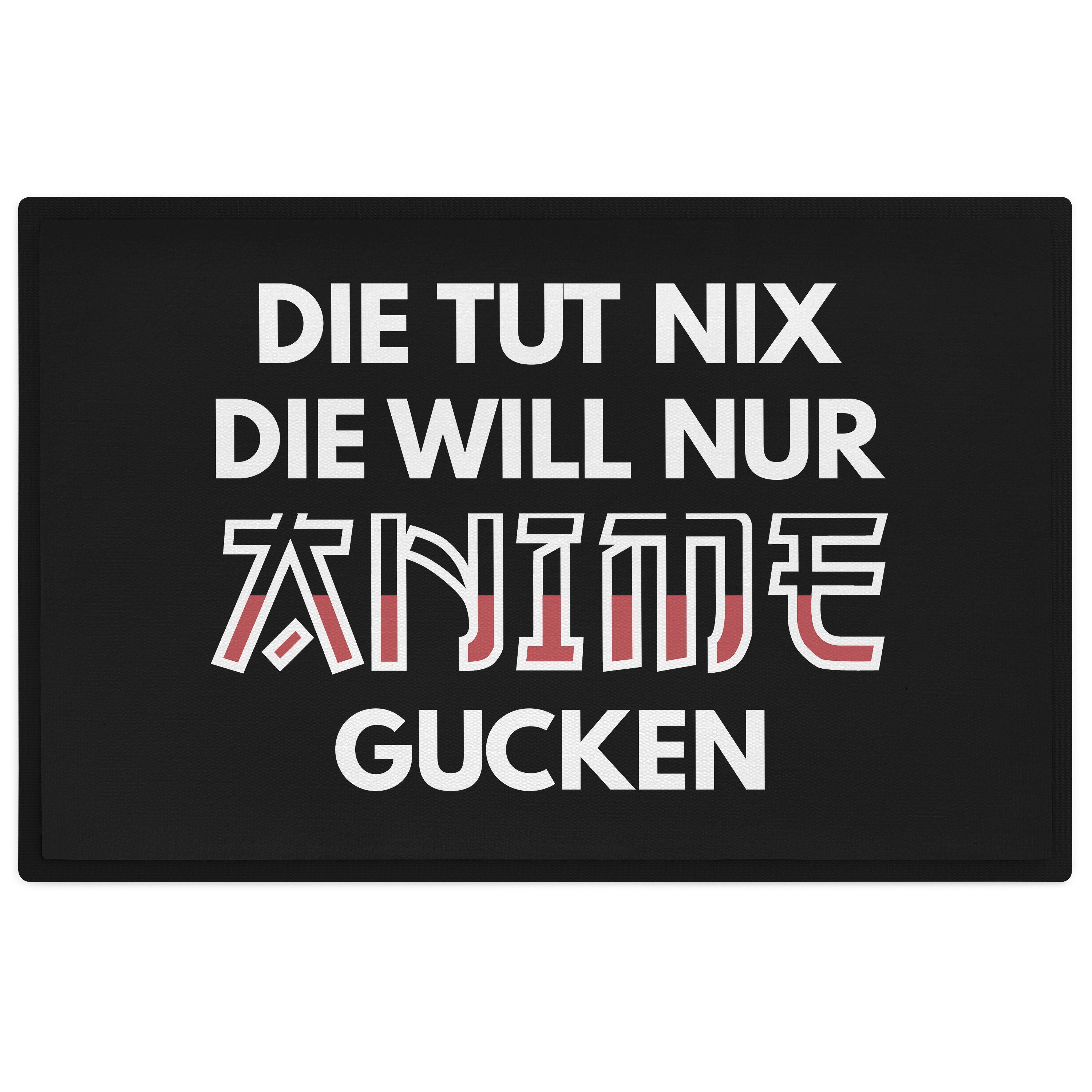 Will Nix Gucken Tut Anime Die Fußmatte Liebhabe, Nur Geschenk Trendation Anime Fußmatte Die