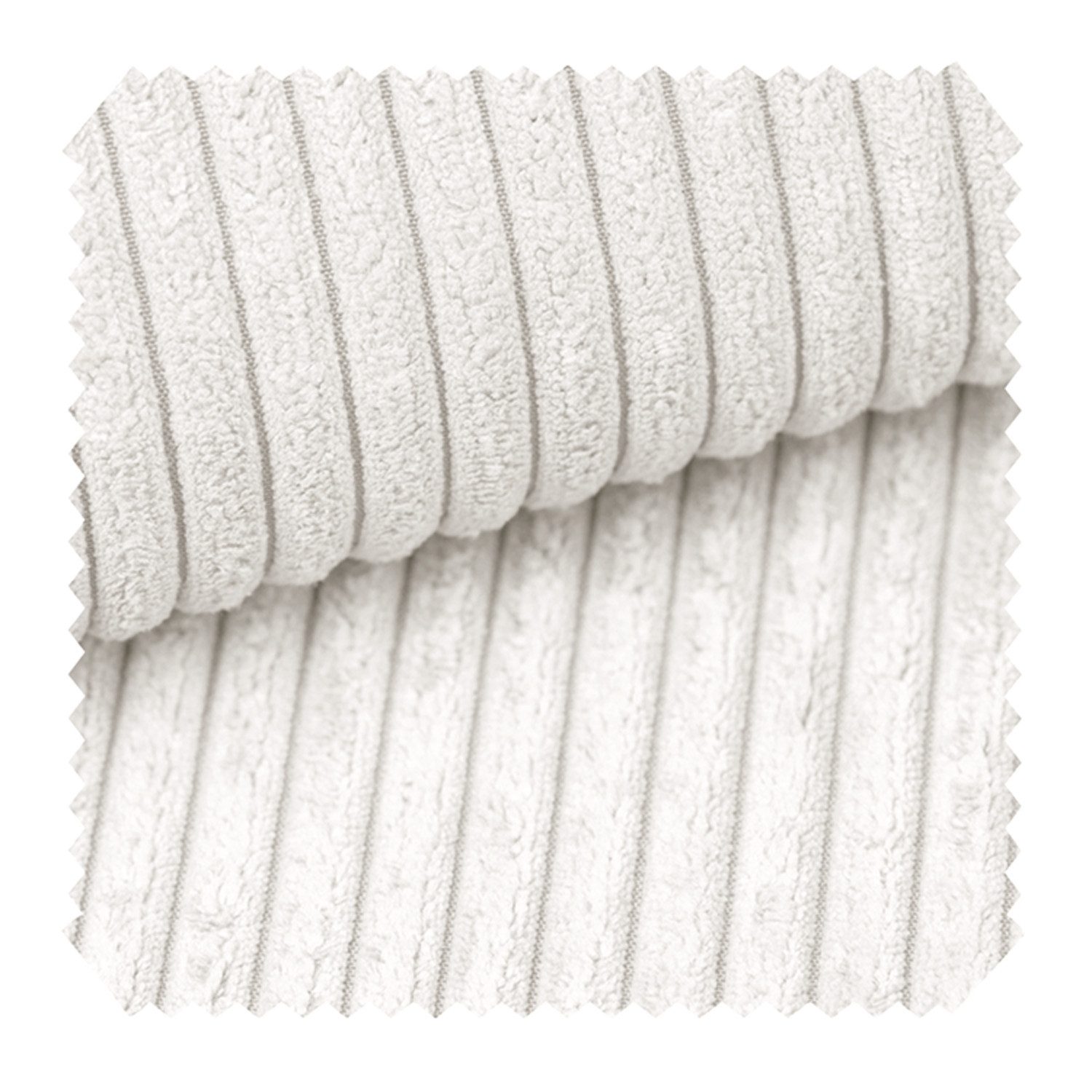 novely® Stoff PORTO - Polsterstoff in Breitcord-Optik - Ultraweicher Möbelstoff, Samtige Haptik, Reißfest, Fusselfrei, Robust, Meterware, 1lfm