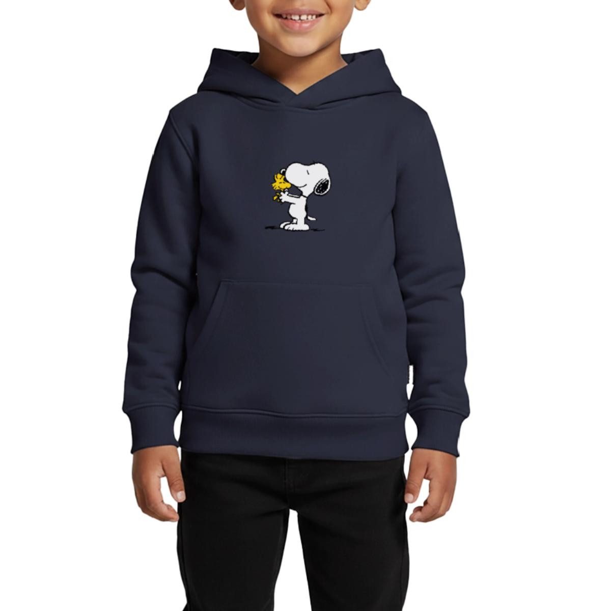 Hoodie Peanuts Snoopy Und Woodstock Kinder Premium Hoodie
