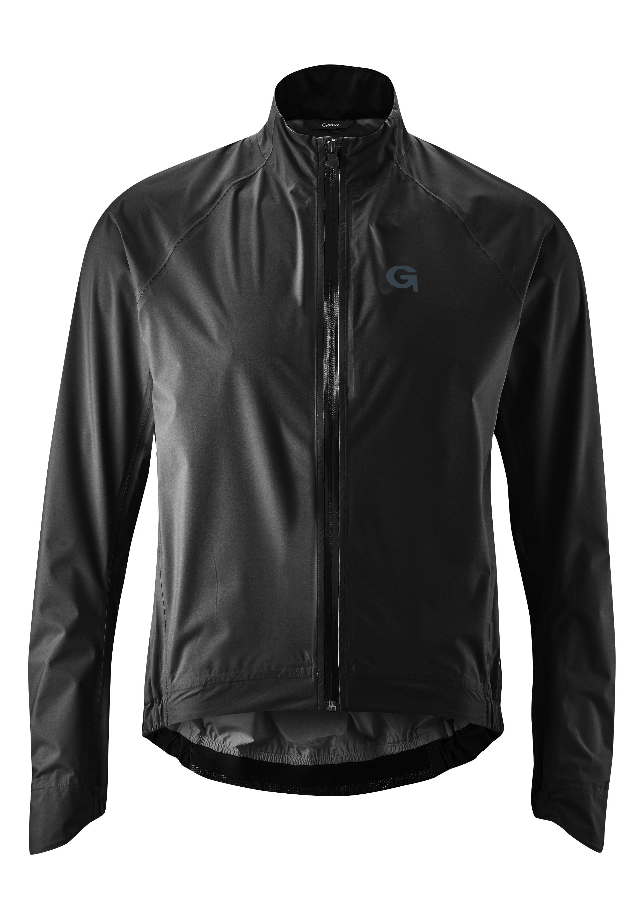 Gonso Fahrradjacke CABLONE Herren Radjacke, wasserdichte Rennrad-Regenjacke mit Rückentasche