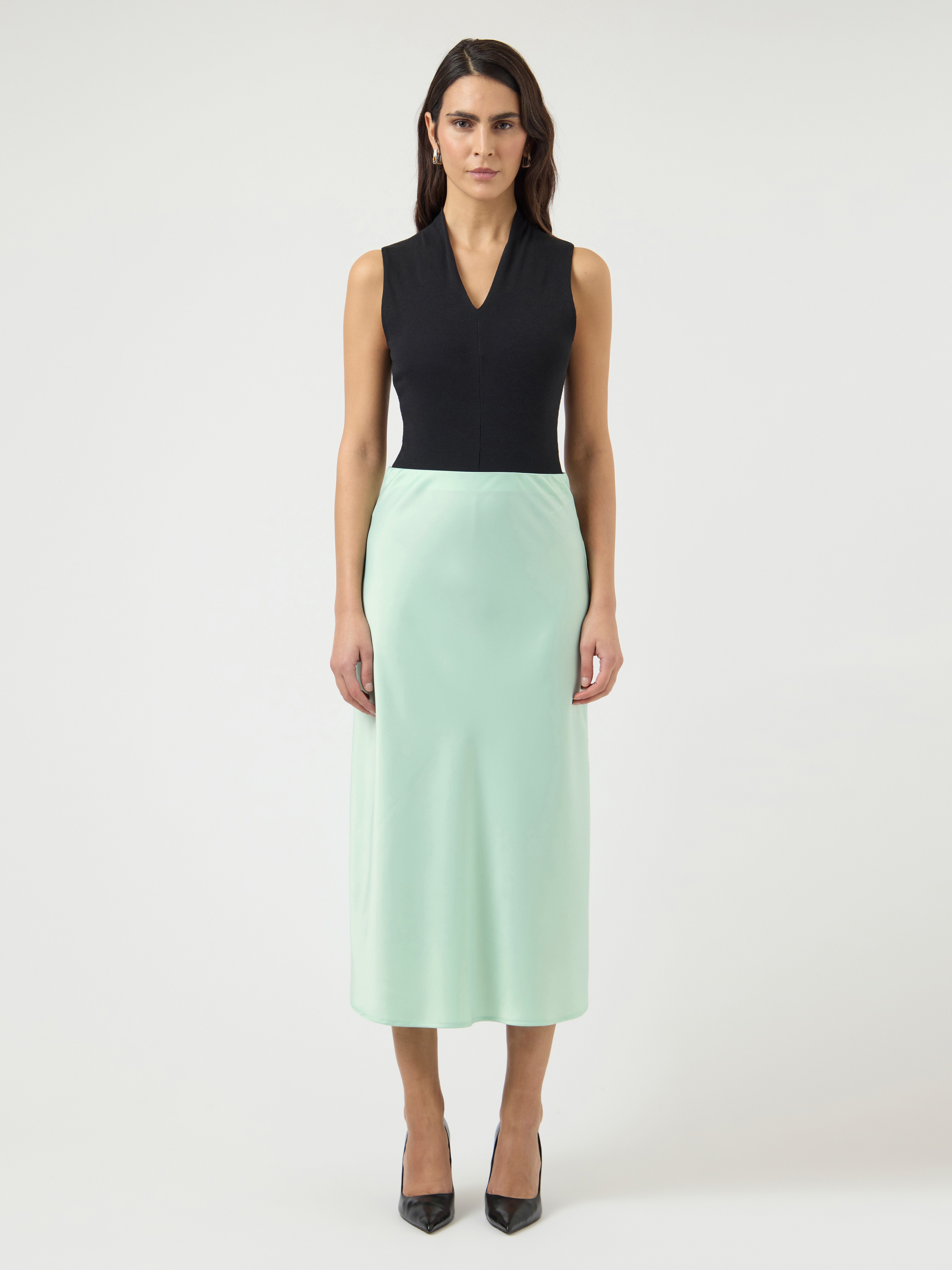 Y.A.S Midirock YASPELLA HW MIDI SKIRT S. NOOS
