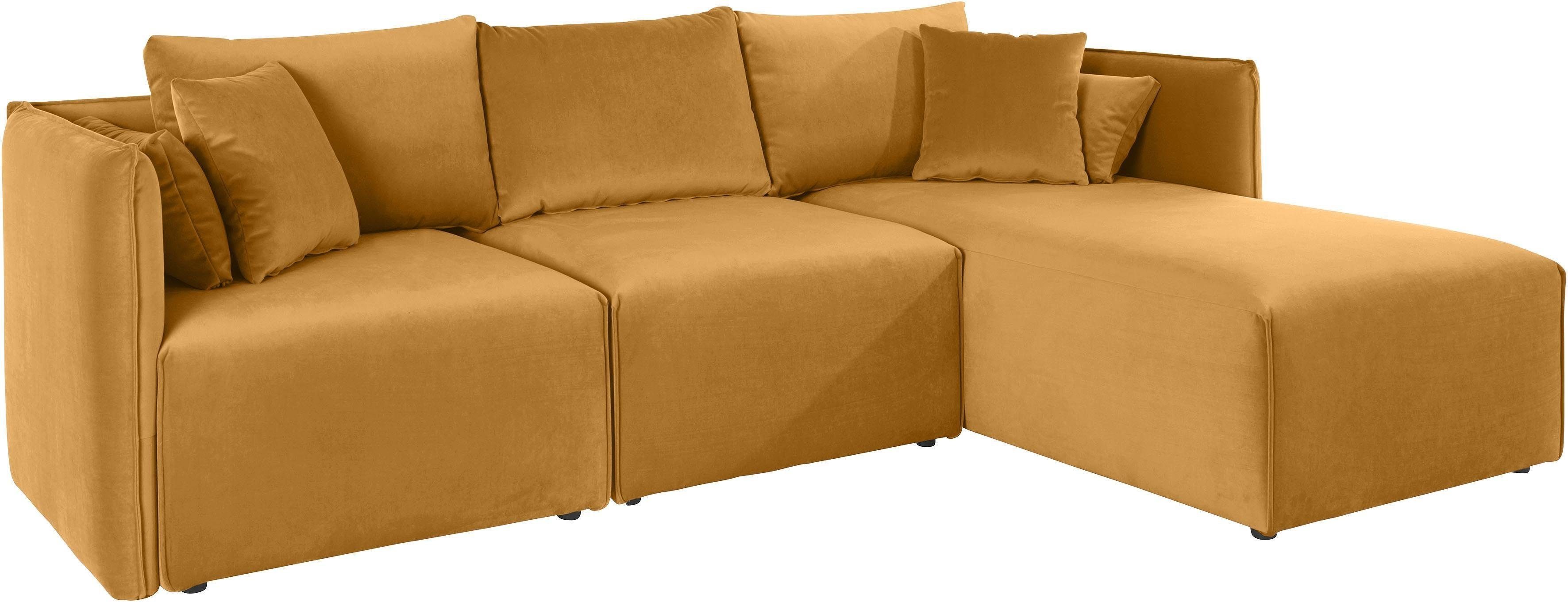 OTTO home Ecksofa Nöre L-Form, 3 Teile, in vielen Bezugsqualitäten und Farben. Modulteile s. "Nöre"