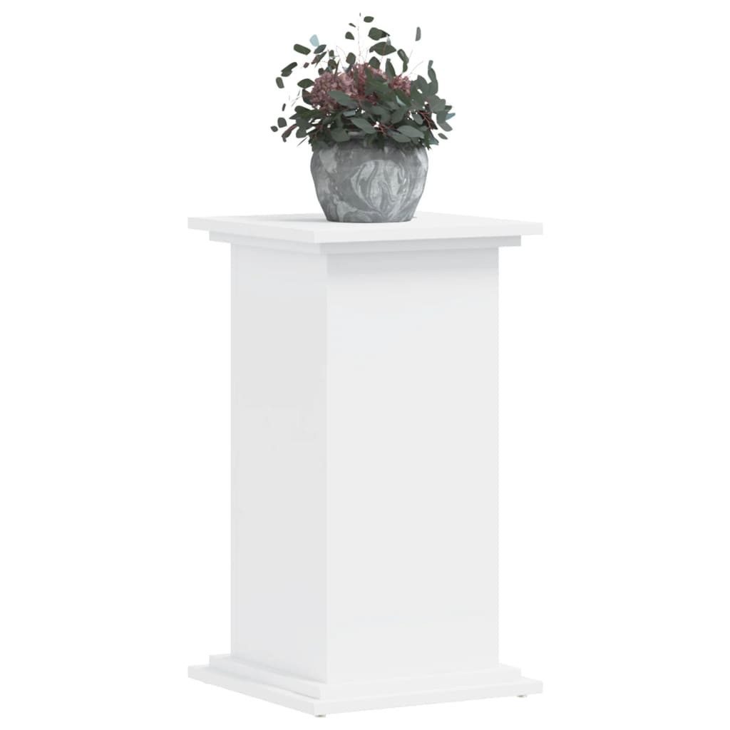 vidaXL Blumenständer 33 x 33 x 60 cm Blumenständer Pflanzenständer Weiß Spanplatte