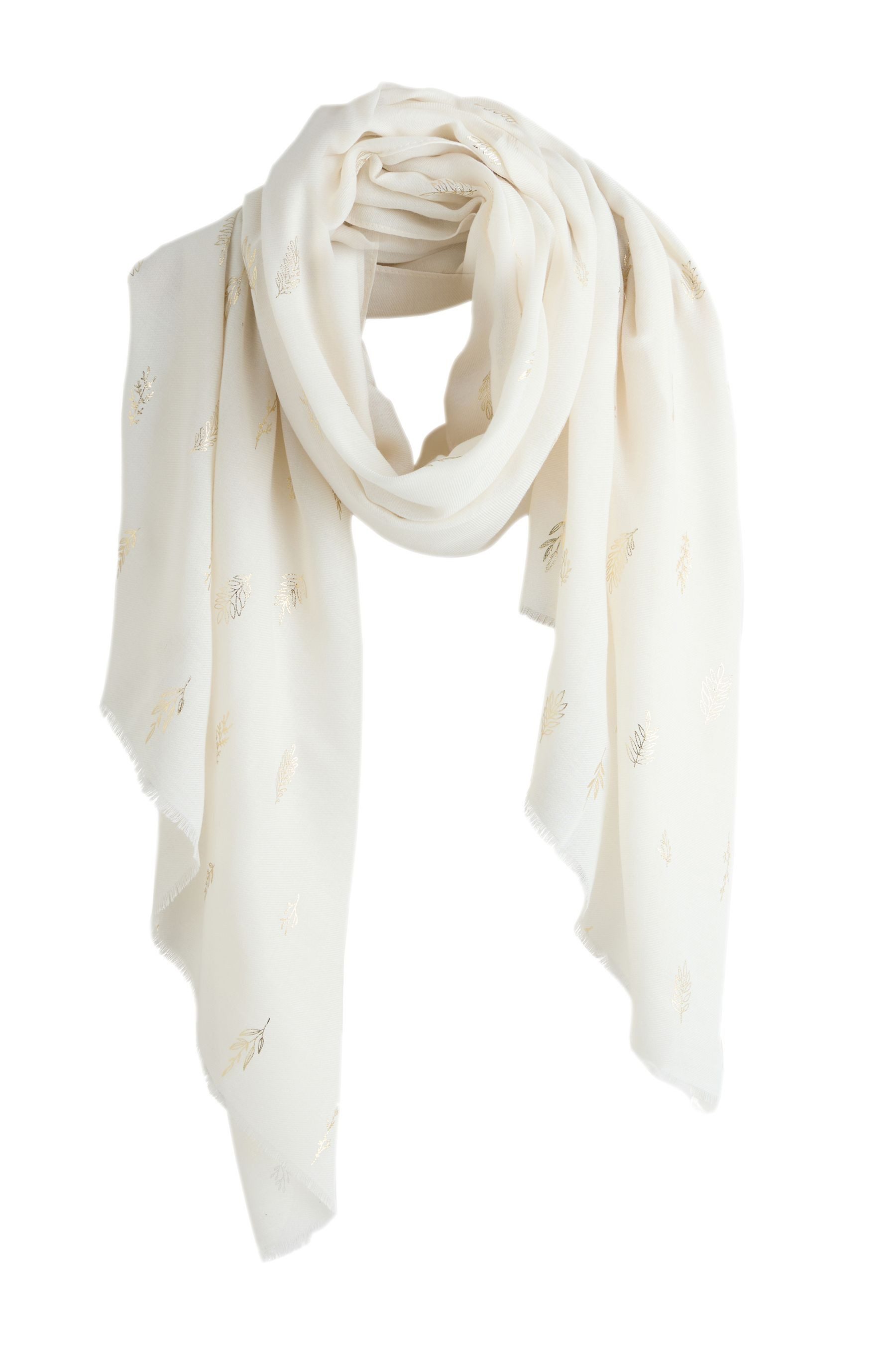 Next Schal Leichter Schal mit Foliendruck, (1-St)