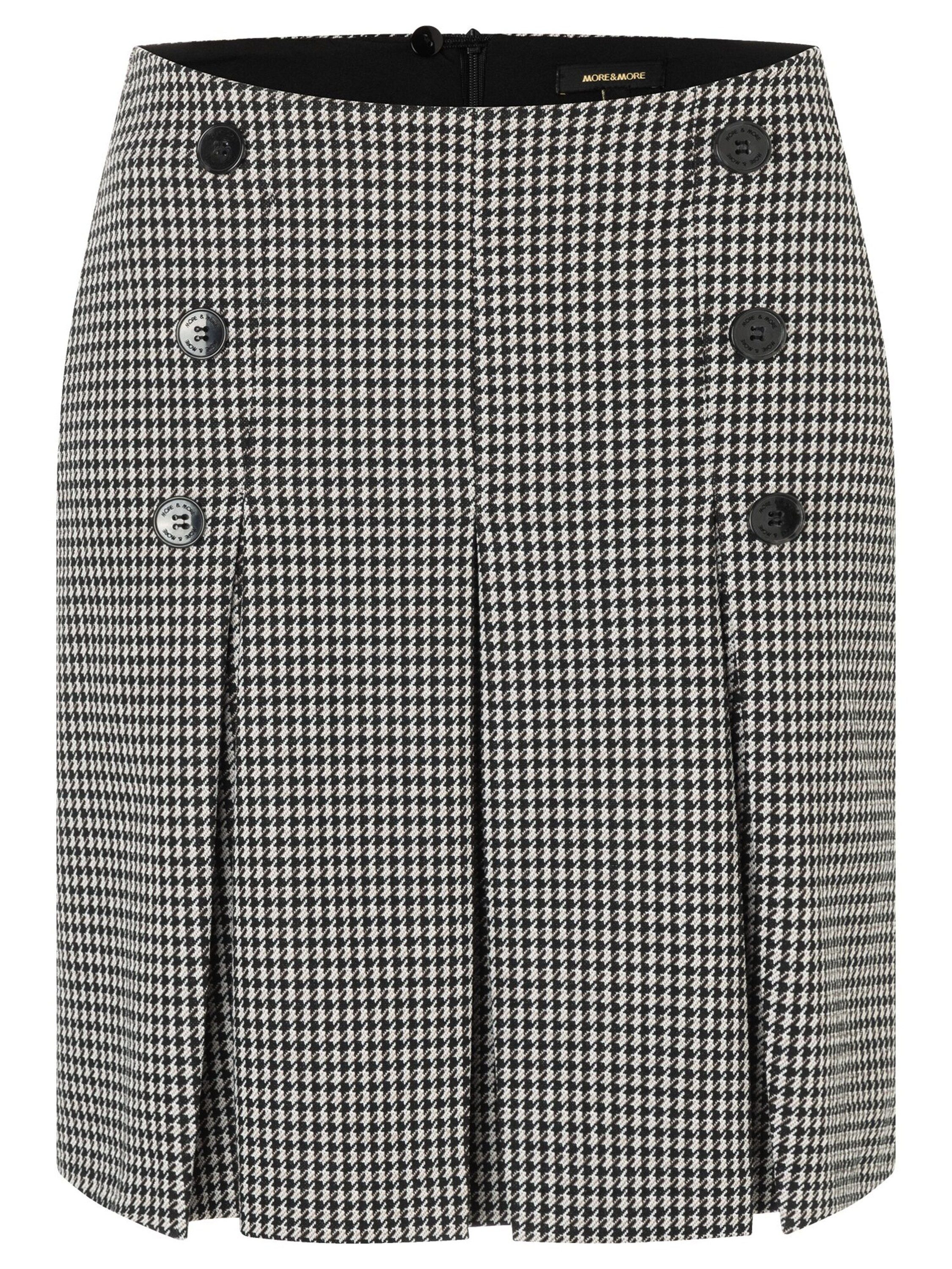 MORE&MORE Minirock (1-tlg) Falten