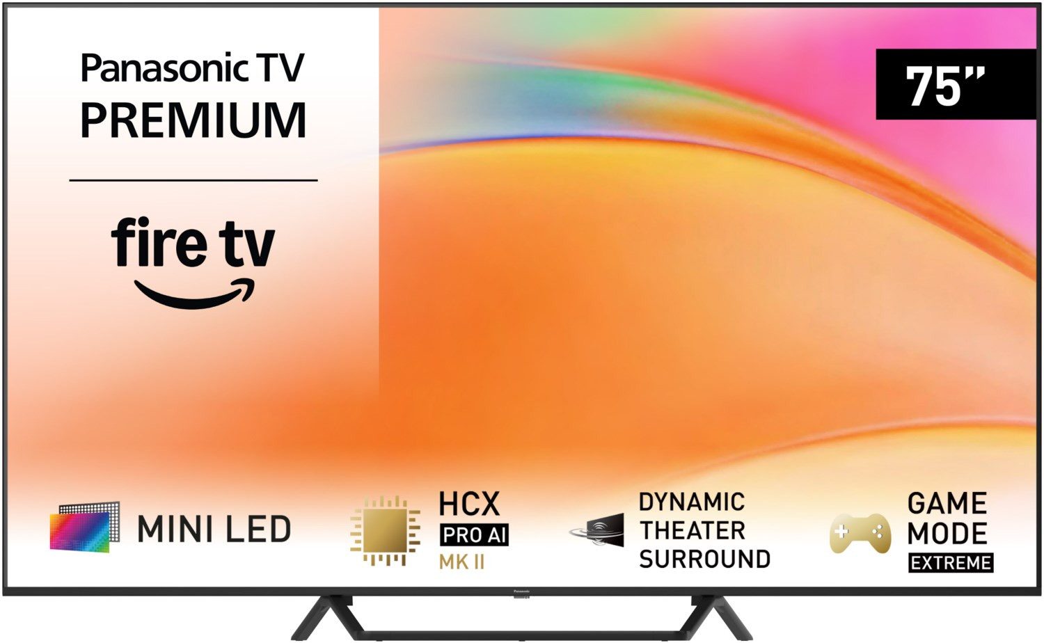 Panasonic TV-75W95BEG Mini-LED-Fernseher (75.0 Zoll, 4K Ultra HD, Smart TV, Local Dimming Ultra)