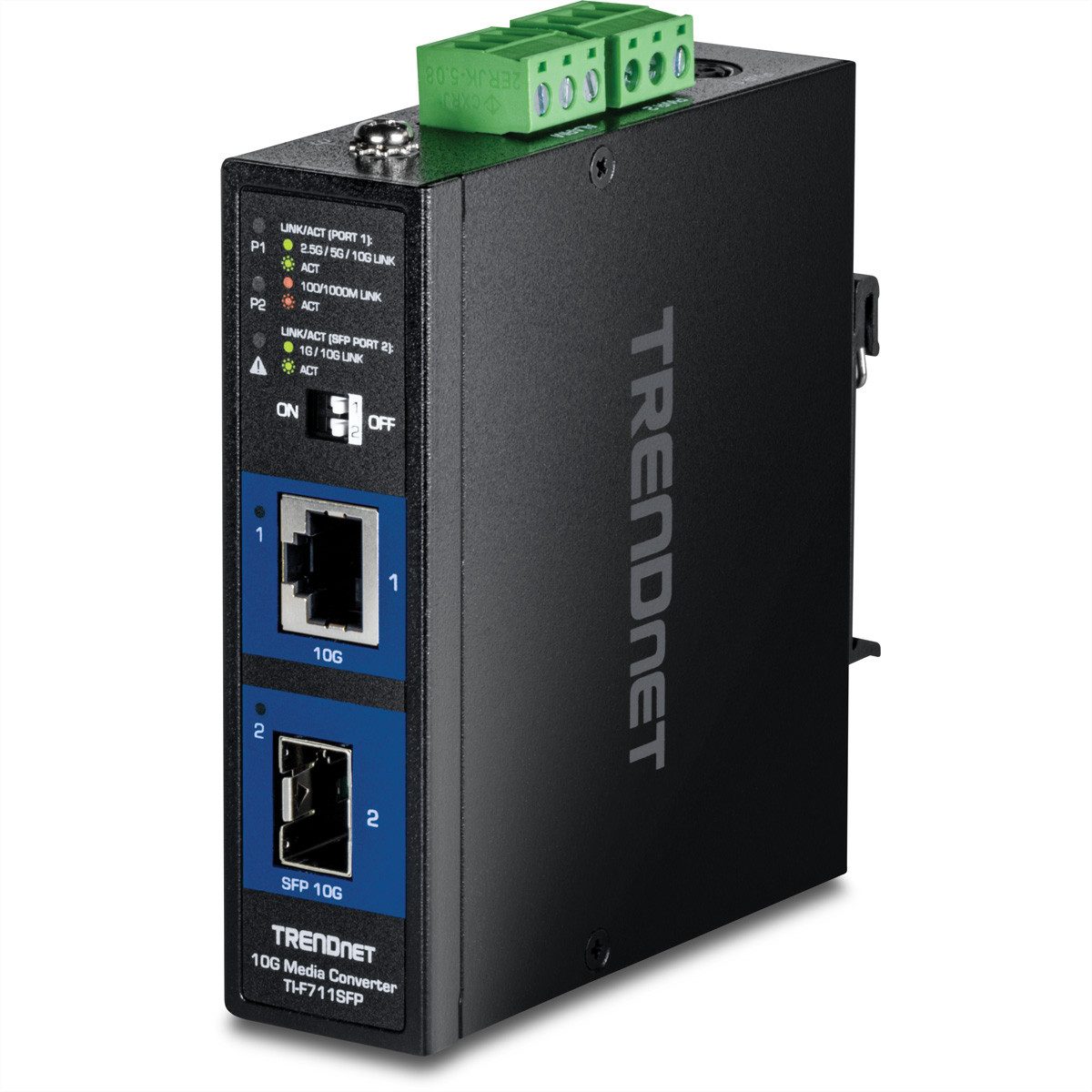 Trendnet TI-F711SFP Industrial Medienkonverter 10G SFP+ Netzwerk-Switch