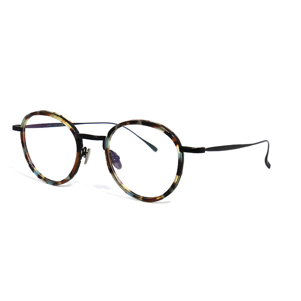 PACIEA Lesebrille Damen Herren Rundrahmen Anti Blaulicht Ultraleicht Titan