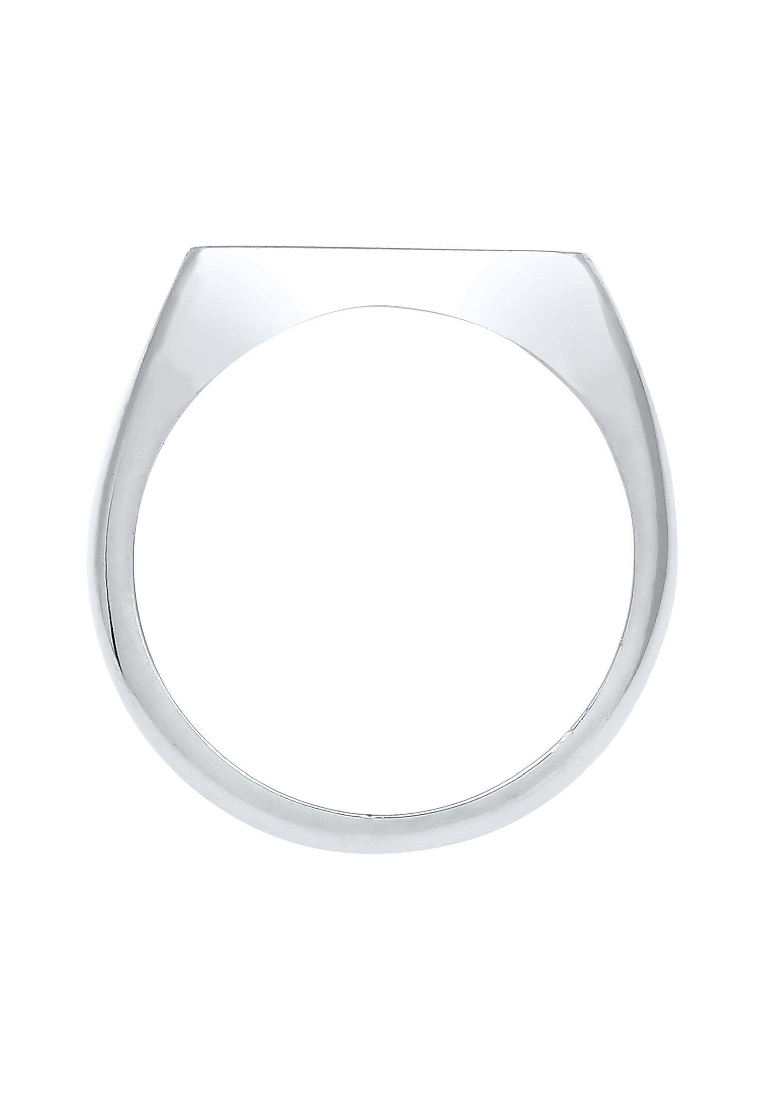Elli Siegelring Siegelring Quadrat 925 Sterling Silber