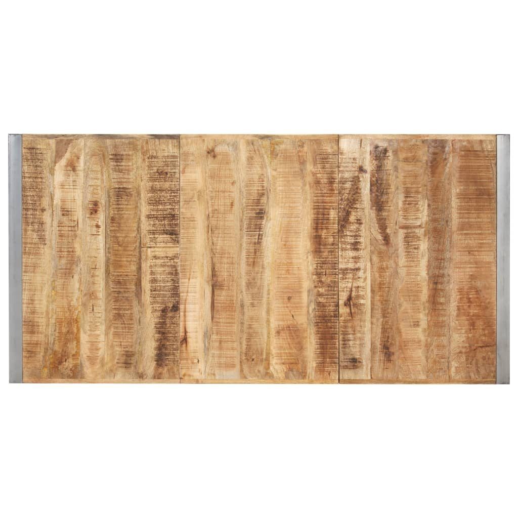 Lauf-I grau 100x75 Esstisch in Natur, möbelando cm), aus (B/H: Massivholz, Stahl