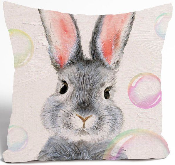 queence Dekokissen Bambino, süßer Hase