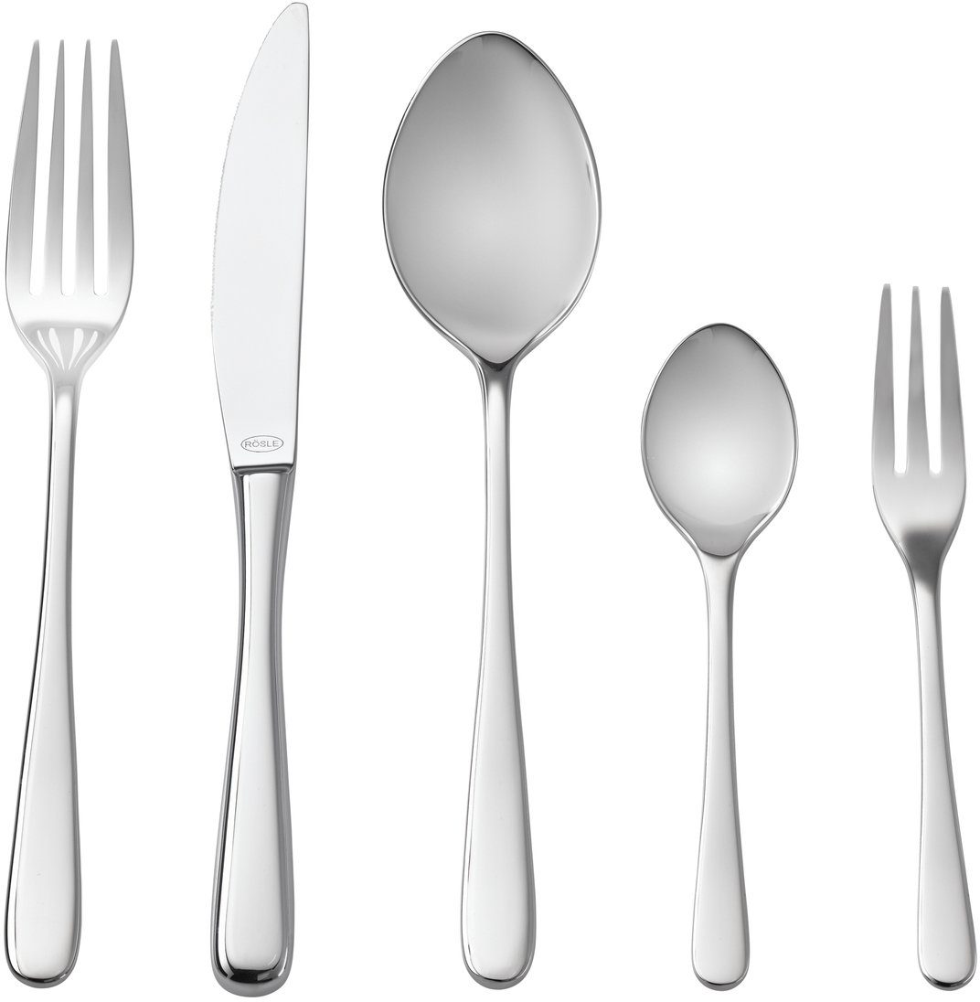 RÖSLE Besteck-Set PASSION (30-tlg), 6 Personen, Edelstahl 18/10, spülmaschinengeeignet