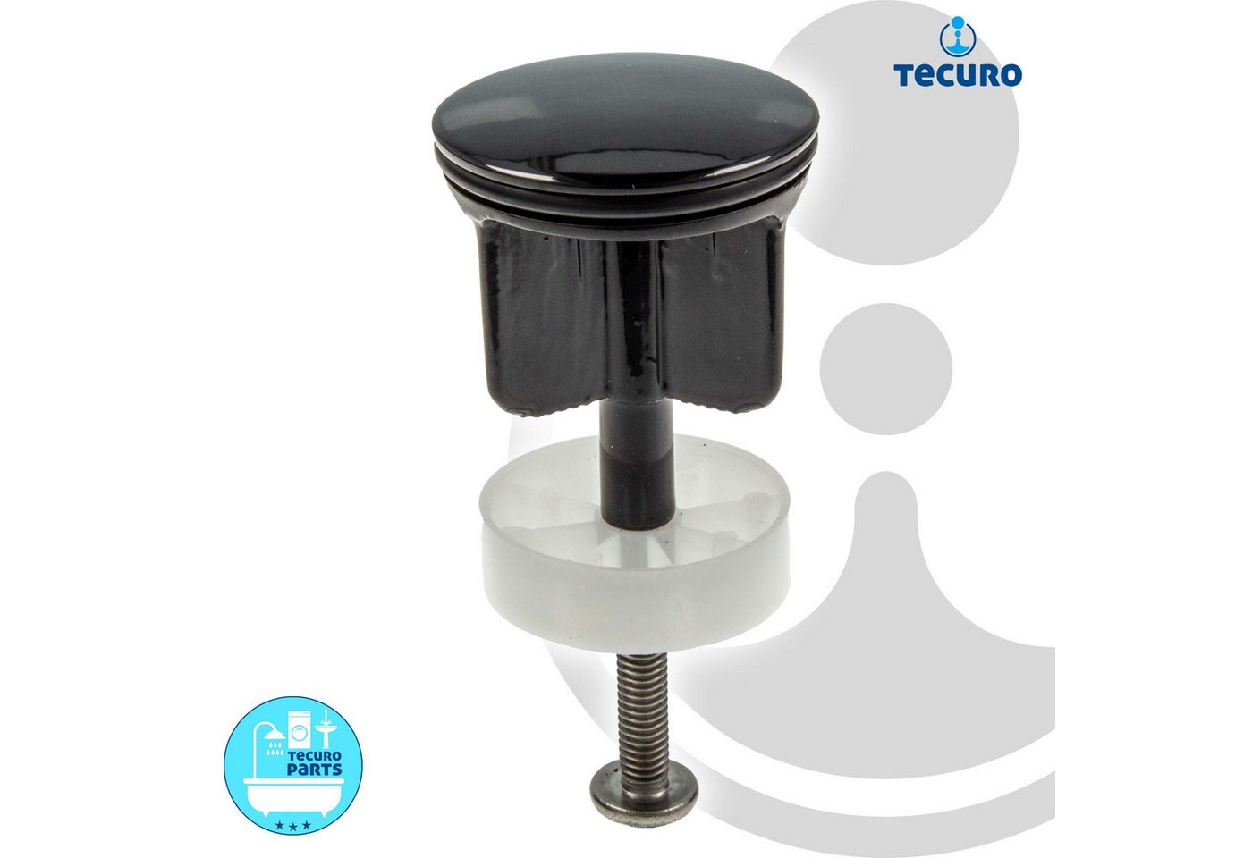 Thumbnail - tecuro Ablaufventil Excenterstopfen Ø 40 mm für 1 1/4" Ablaufventil