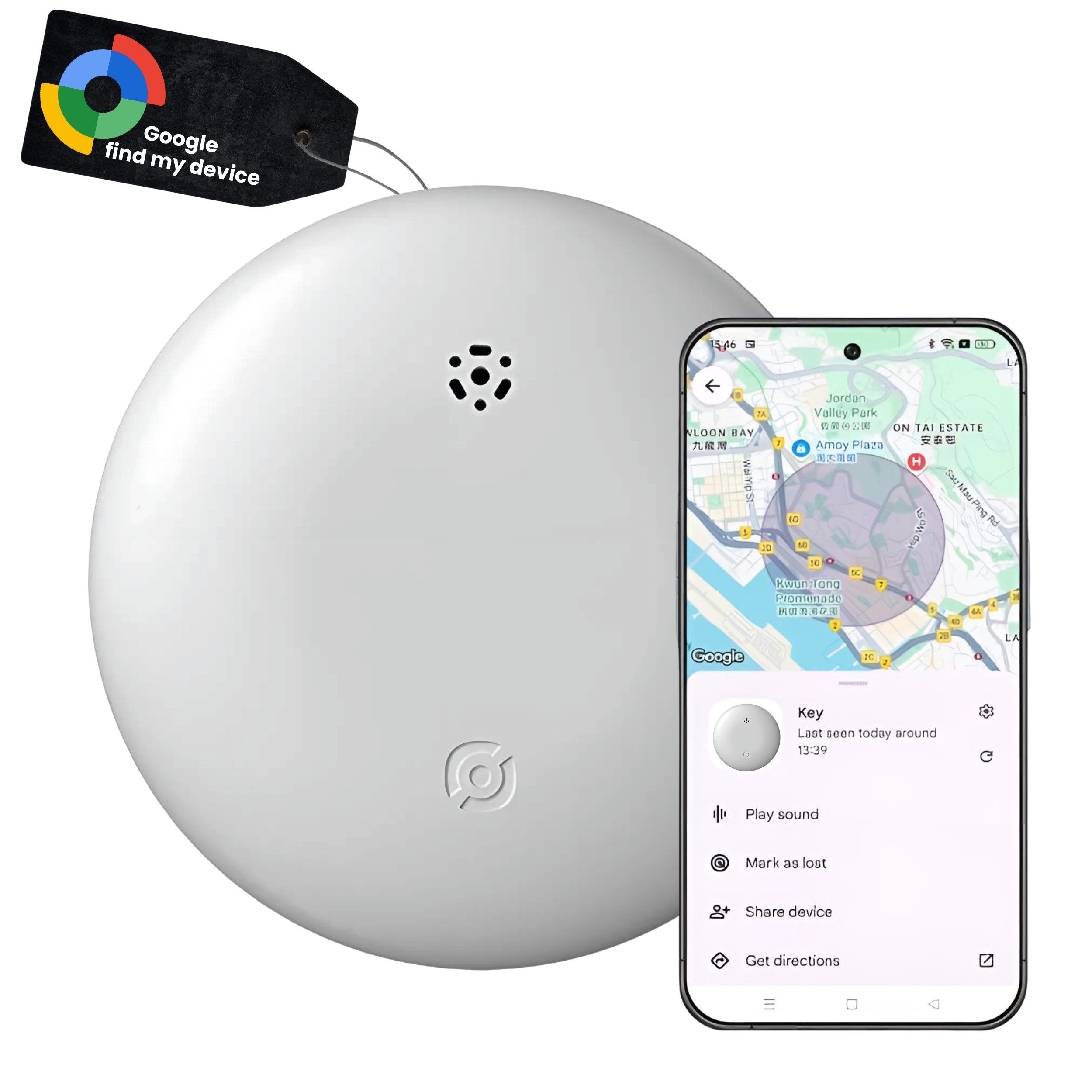 Android GPS Smart Tag AirTag alternative Google Mein Gerät Finden APP GPS-Tracker